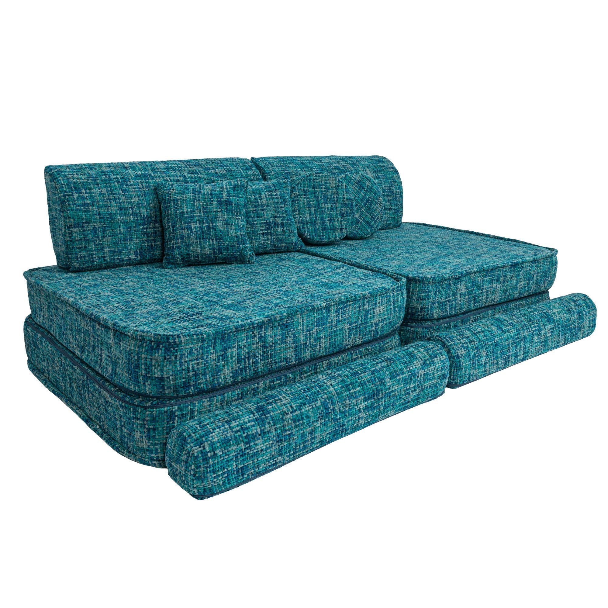 Meowbaby Tangle Kids Play Sofa - Modular Play Couch | 8 Pieces