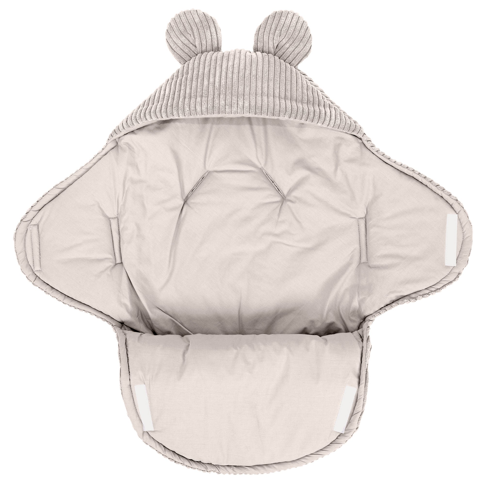 Baby Swaddle Aesthetic cu Urechi de Urs – Înfășătoare Moale din Bumbac și Cordon Reglabil | MeowBaby®