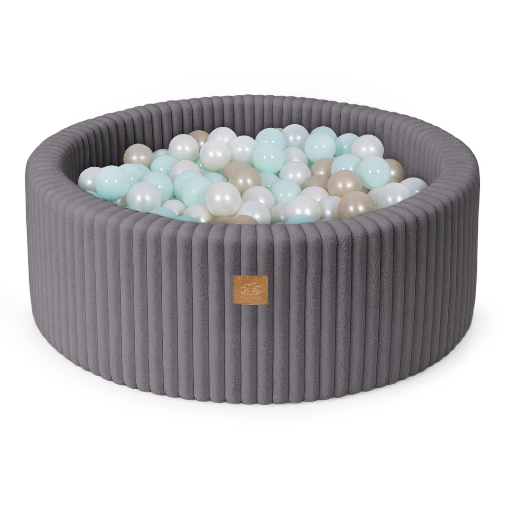 Piscină cu Bile pentru Copii – Alege Culoarea Bilelor | Jurassic Grey | Churros