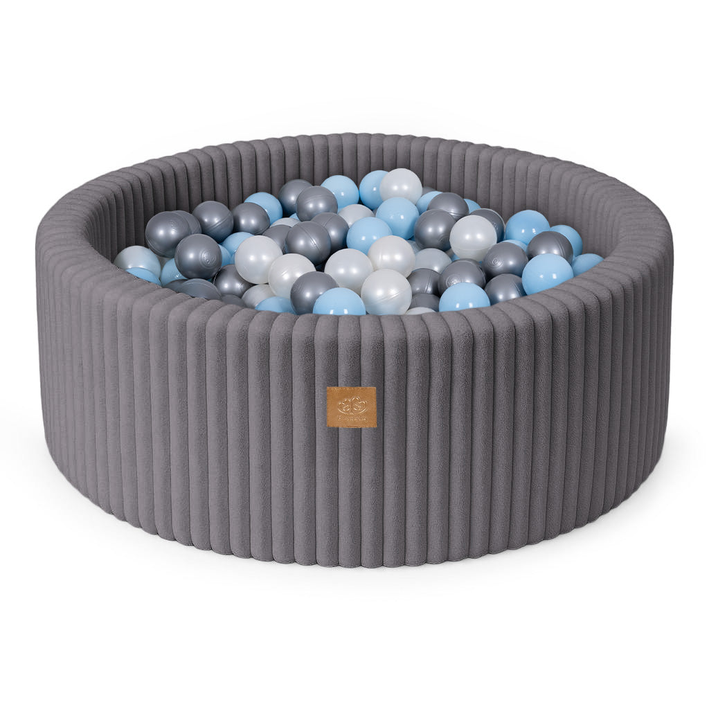 Piscină cu Bile pentru Copii – Alege Culoarea Bilelor | Jurassic Grey | Churros