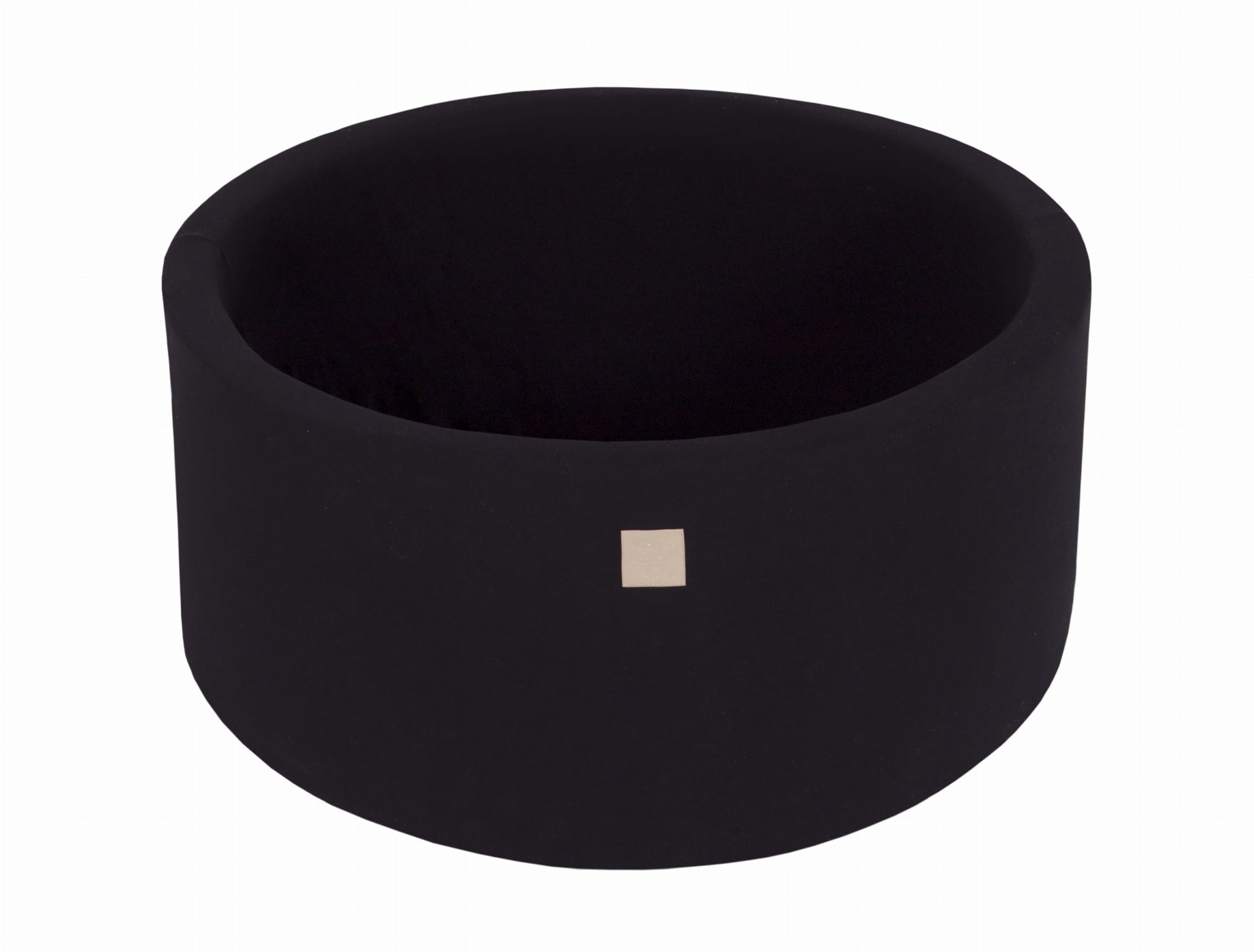 Piscină cu bile de bumbac neagră