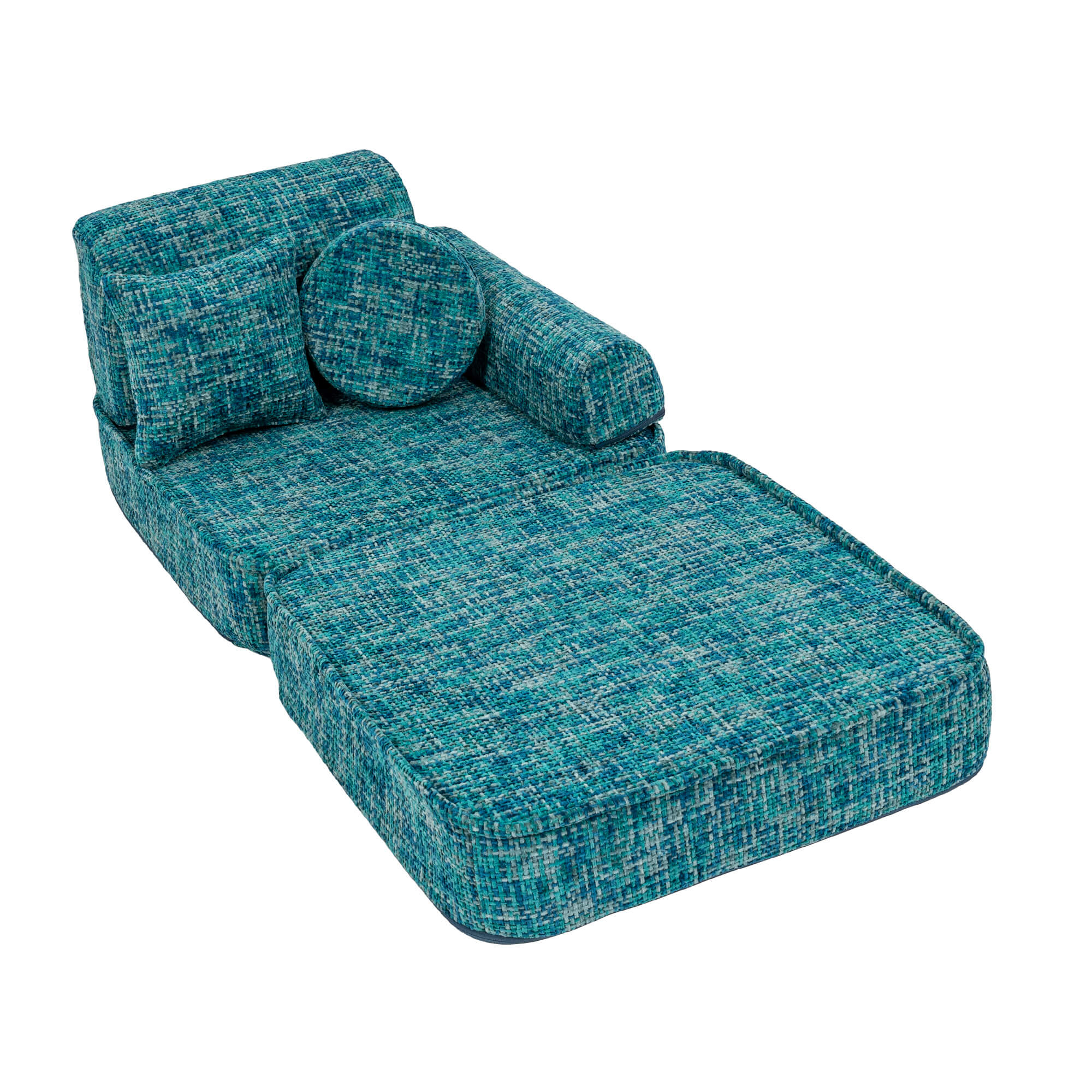 Meowbaby Tangle Pocket Sofa Plus Lagoon Blue