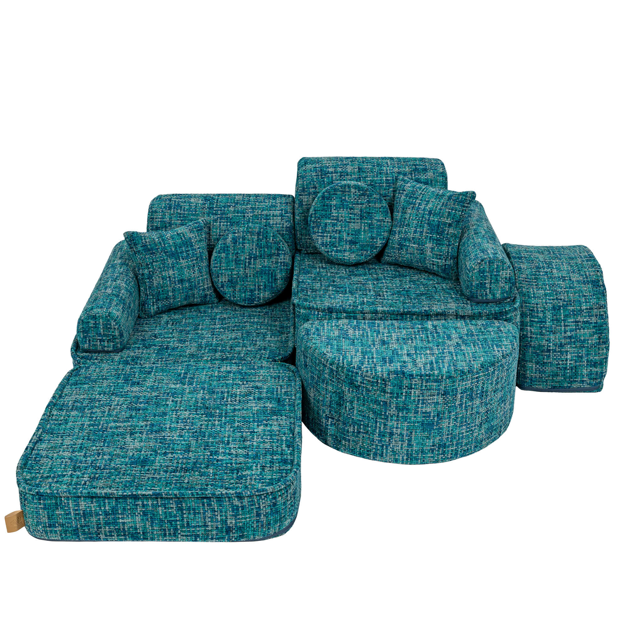 Meowbaby Tangle Pocket Sofa Max Lagoon Blue