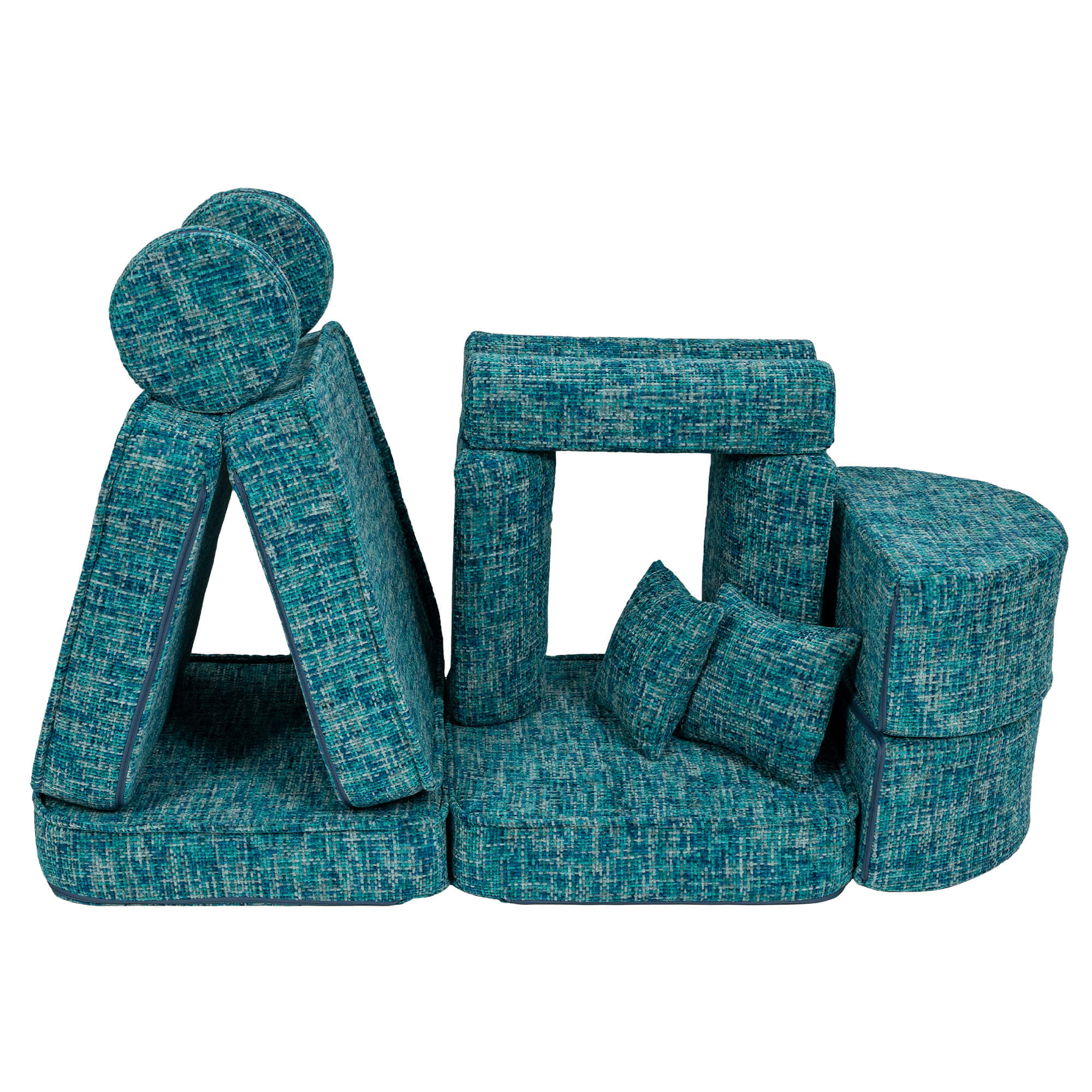 Meowbaby Tangle Pocket Sofa Max Lagoon Blue