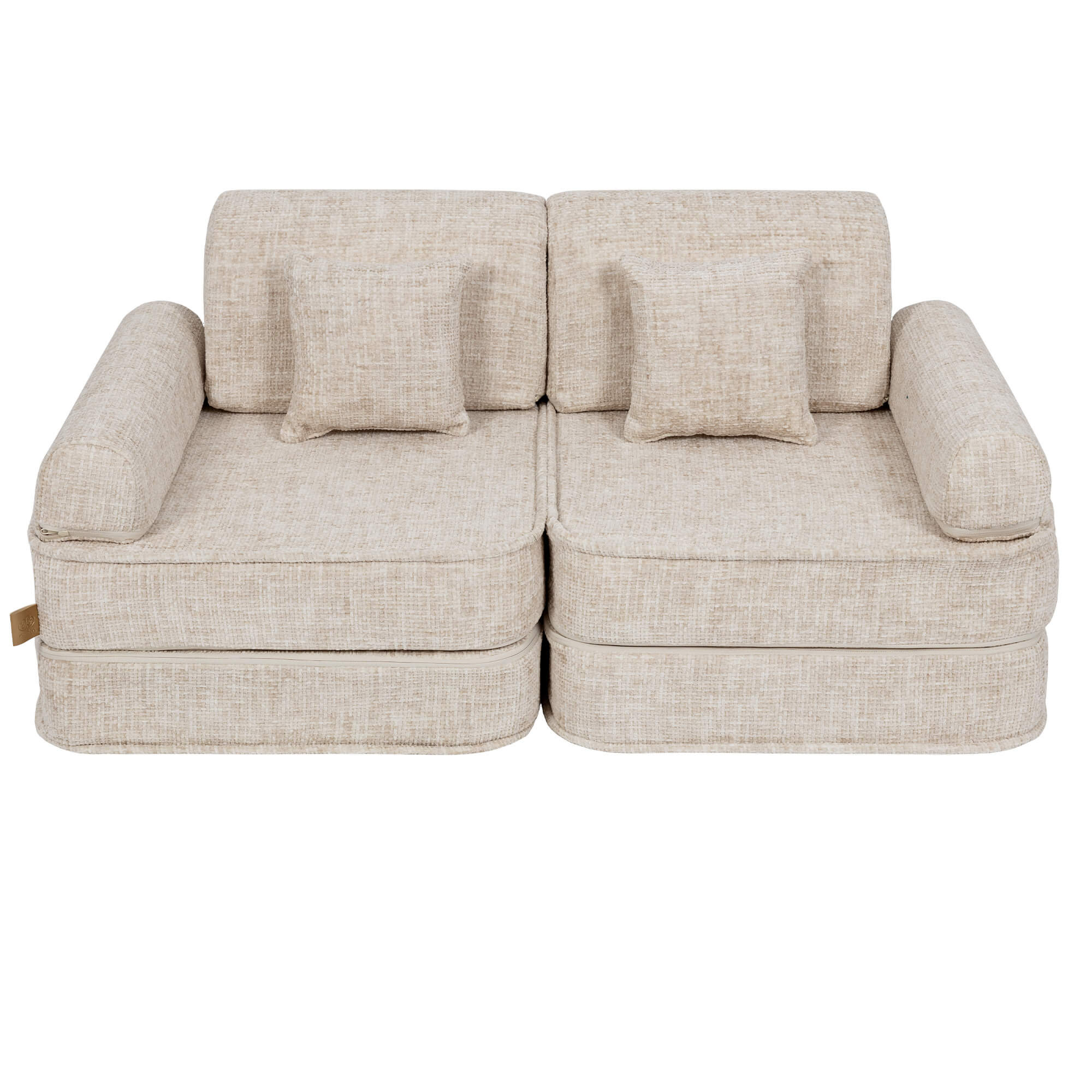 Meowbaby Tangle Pocket Sofa Plus Marshmallow Beige