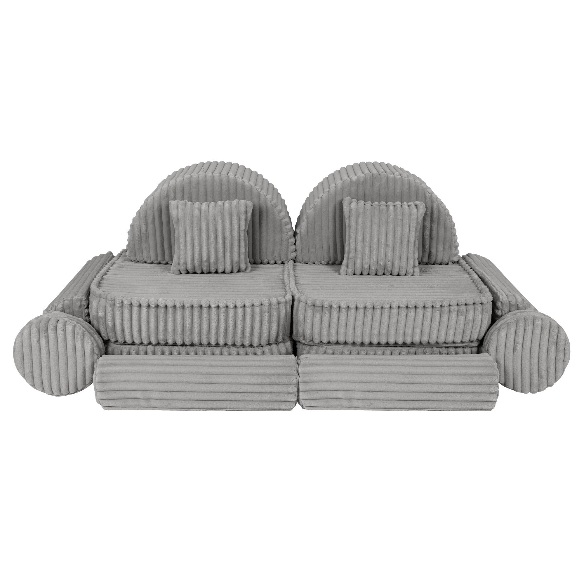 Meowbaby Churros Pocket Sofa Max Moon Dust Grey