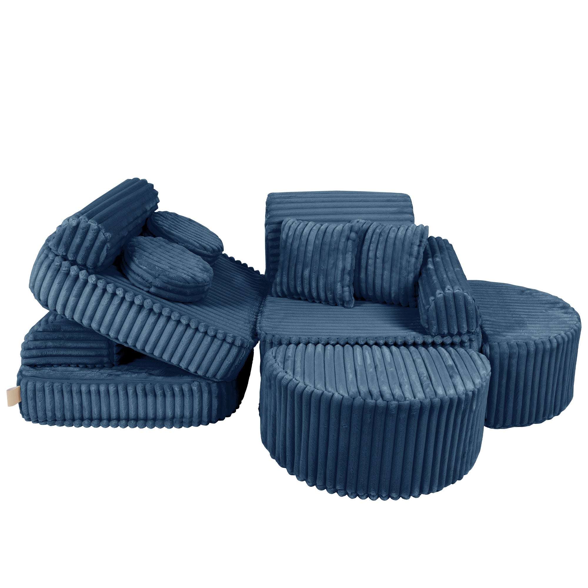 Meowbaby Churros Pocket Sofa Max Midnight Blue