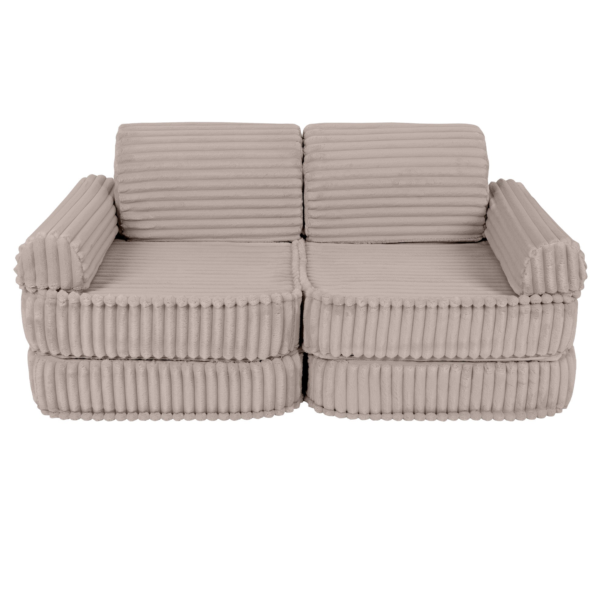 Meowbaby Churros Pocket Sofa Plus Pebble Beige