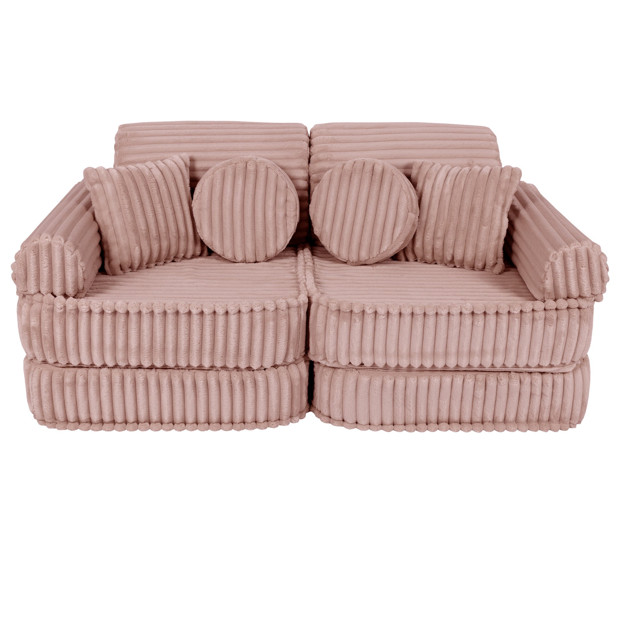 Meowbaby Churros Pocket Sofa Plus Ruby Chocolate Pink