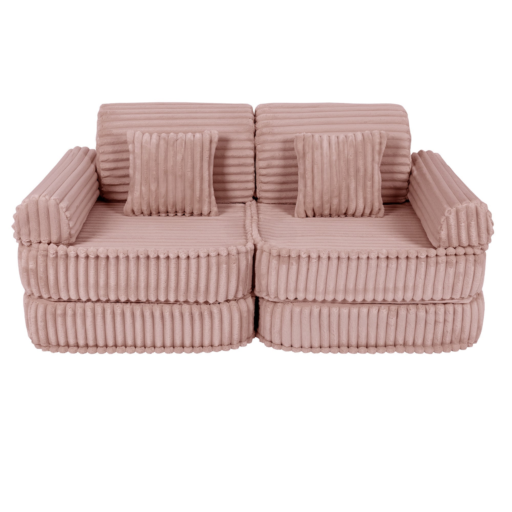 Meowbaby Churros Pocket Sofa Plus Ruby Chocolate Pink
