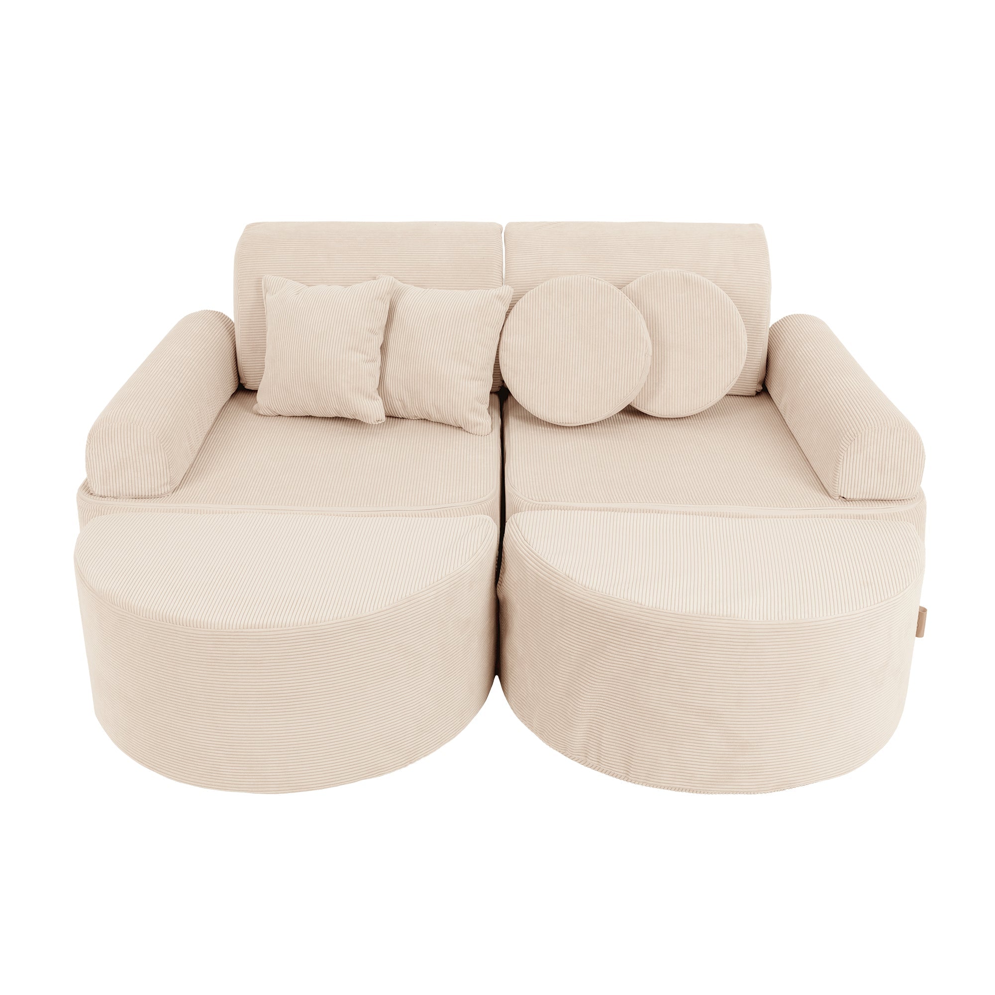 MeowBaby Slimcord Play Sofa Max – Canapea extensibilă modulară pentru copii | 12 piese