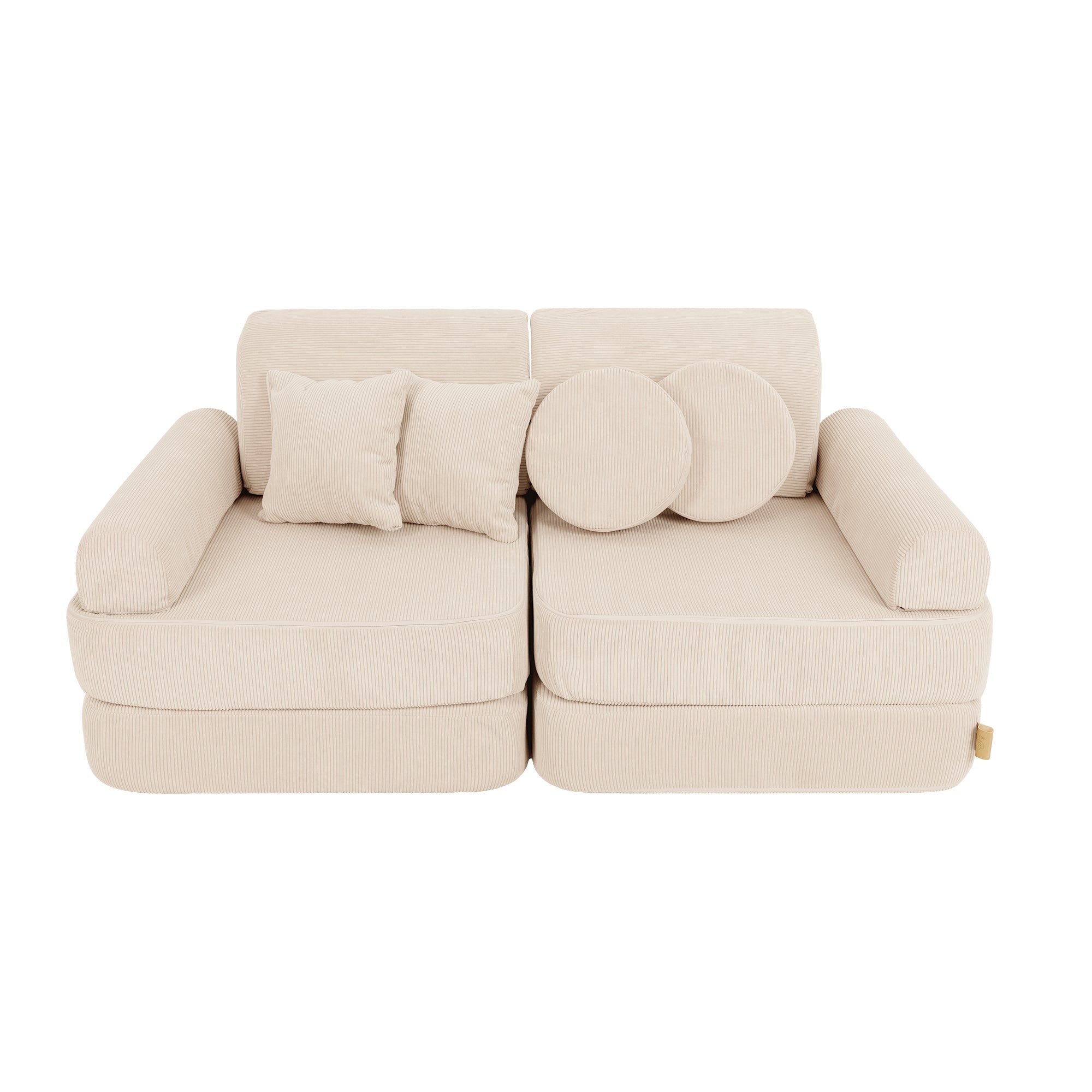 Canapea extensibilă modulară MeowBaby Slimcord Play Sofa Plus – 10 piese