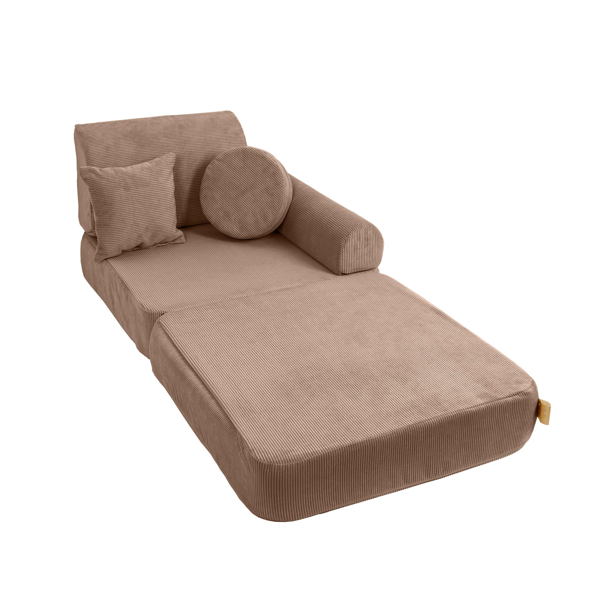 Canapea extensibilă modulară MeowBaby Slimcord Play Sofa Plus – 10 piese