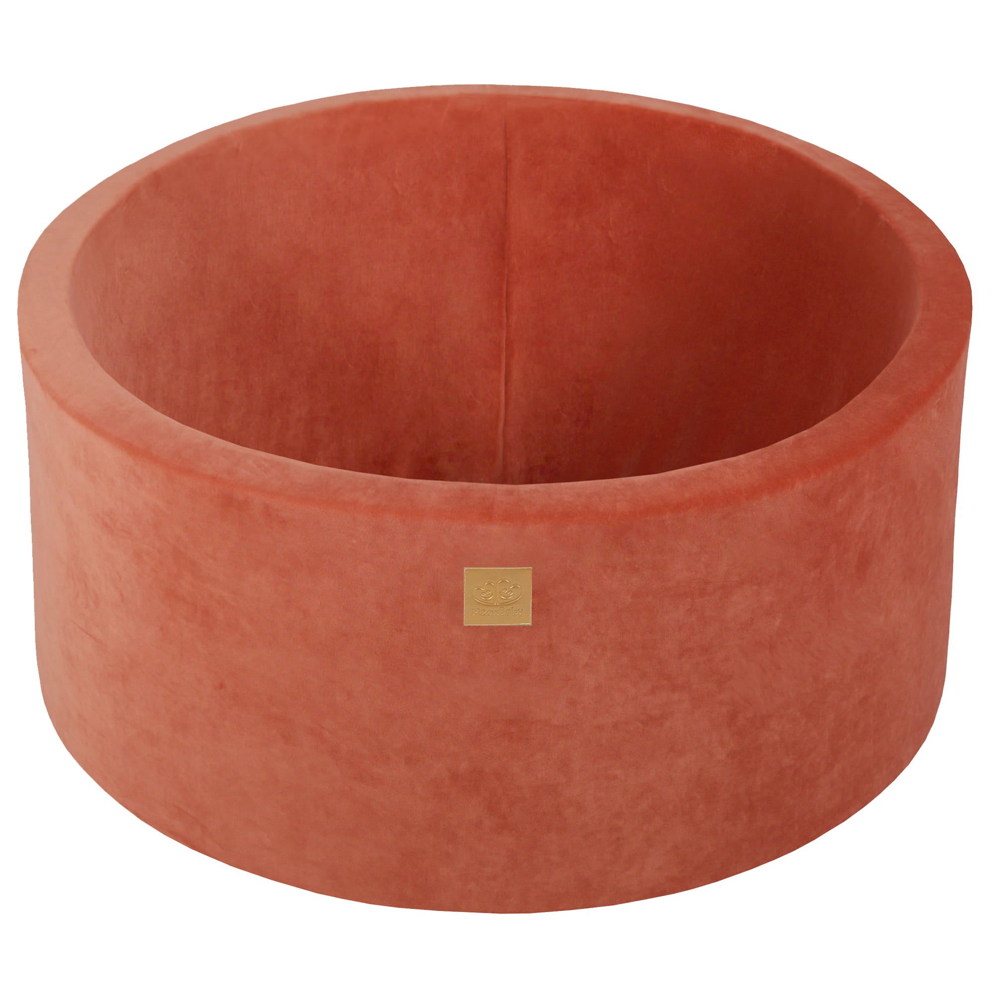 Piscină cu bile din catifea Marsala Roșu