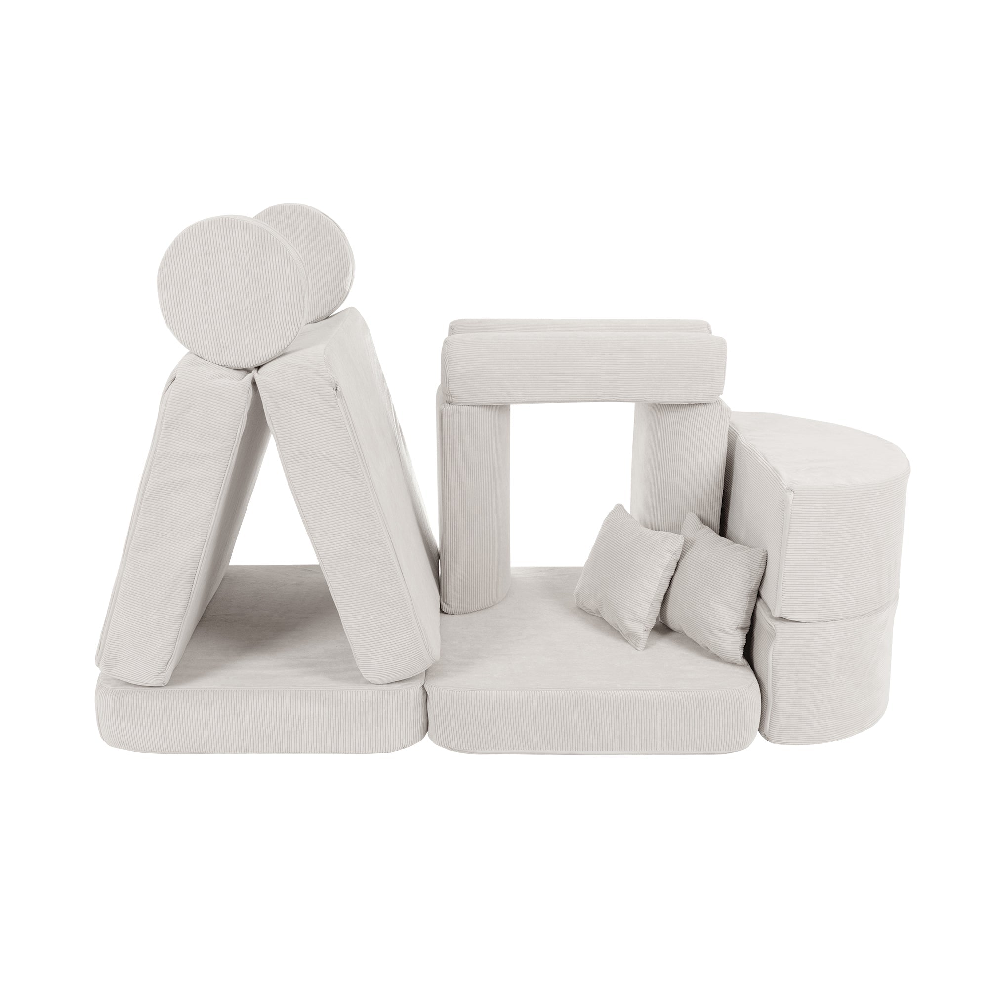 MeowBaby Slimcord Play Sofa Max – Canapea extensibilă modulară pentru copii | 12 piese