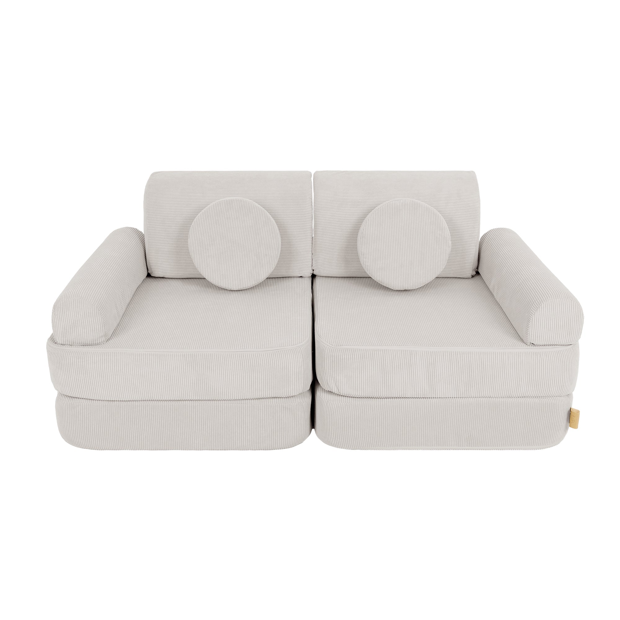 Canapea extensibilă modulară MeowBaby Slimcord Play Sofa Plus – 10 piese