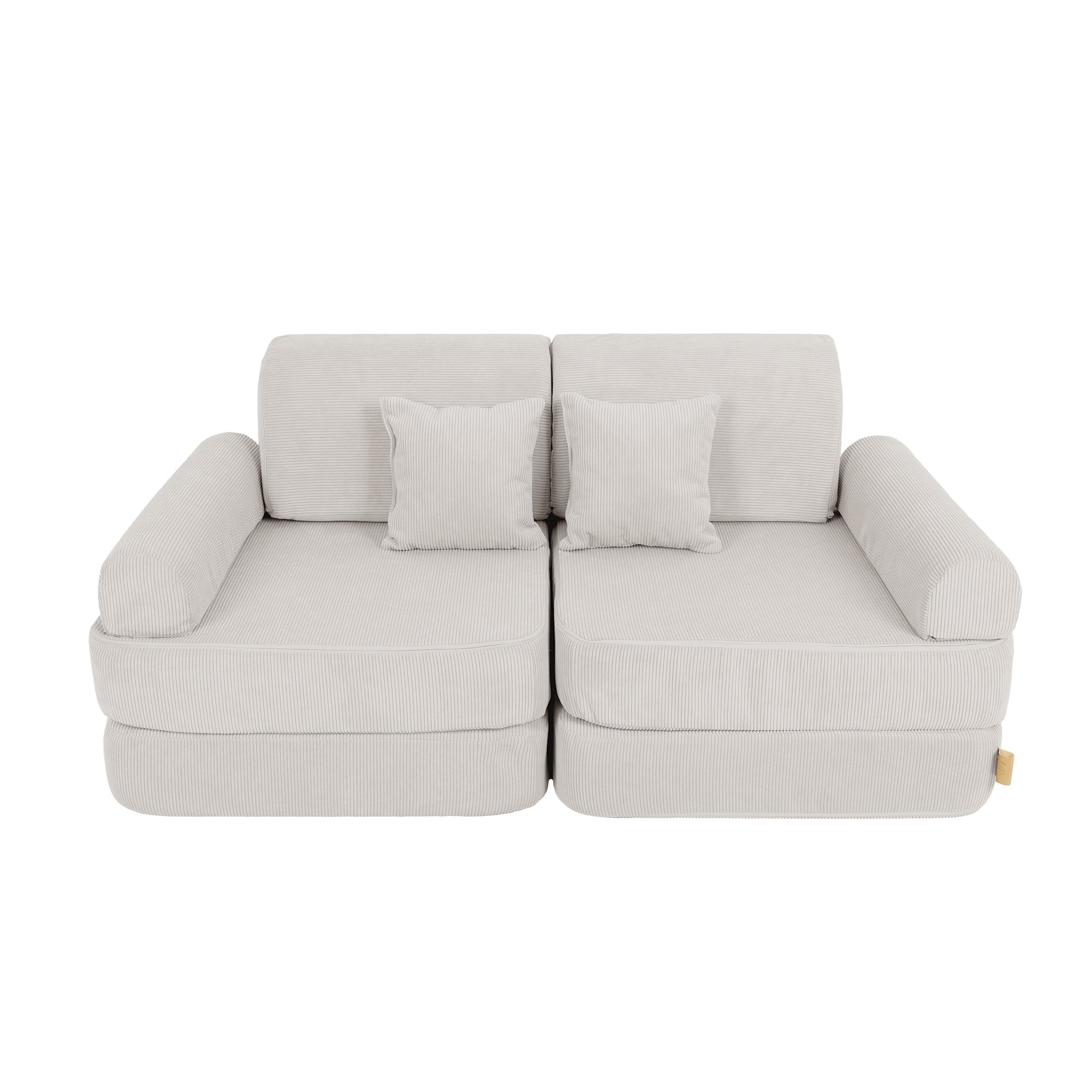 Canapea extensibilă modulară MeowBaby Slimcord Play Sofa Plus – 10 piese