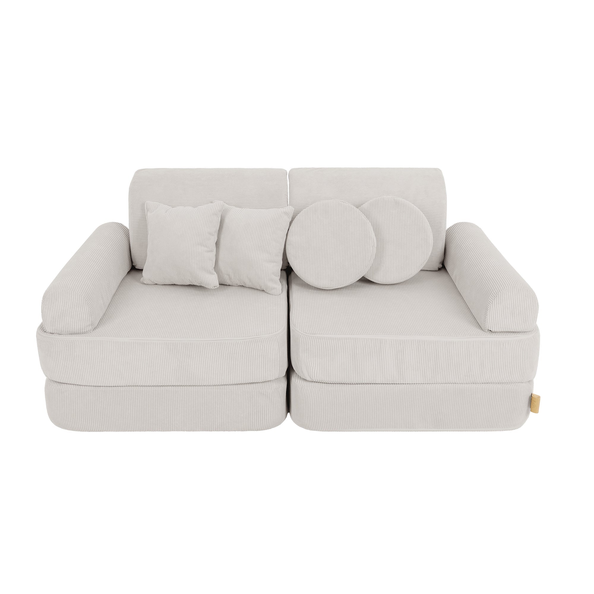 Canapea extensibilă modulară MeowBaby Slimcord Play Sofa Plus – 10 piese