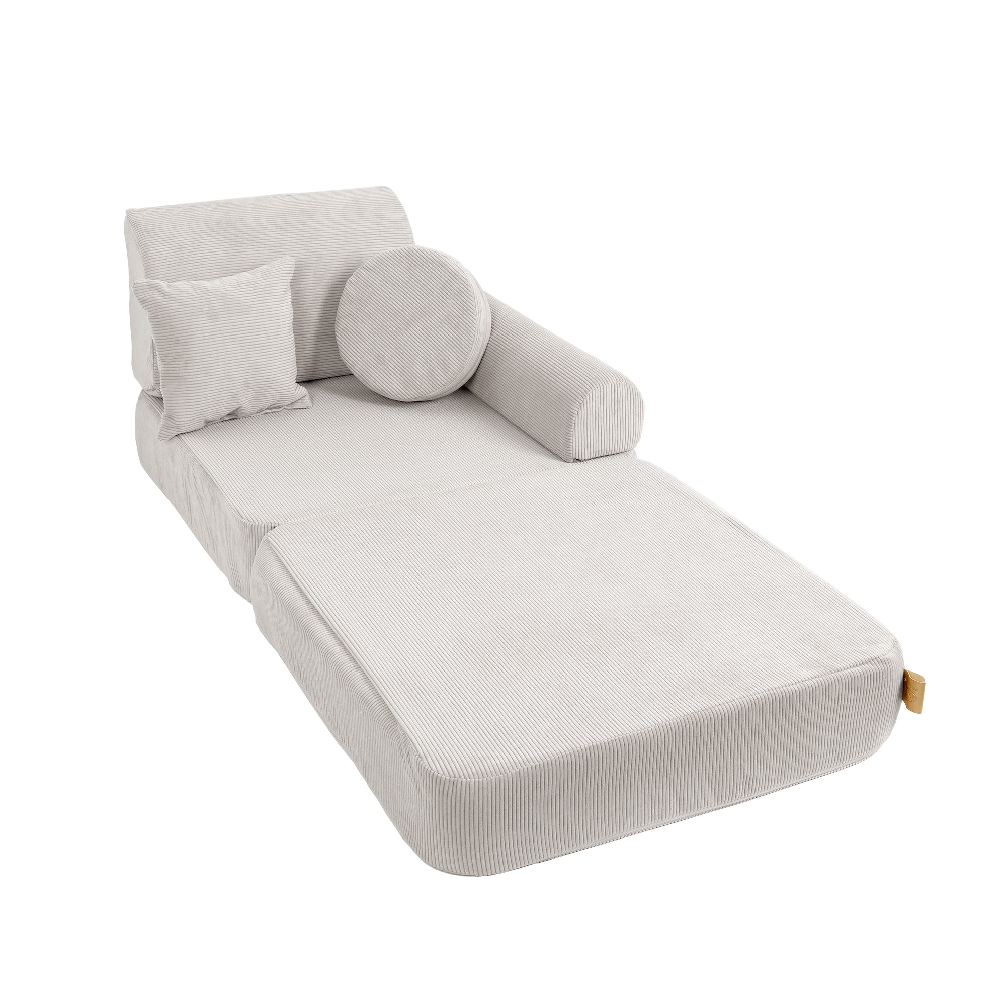 Canapea extensibilă modulară MeowBaby Slimcord Play Sofa Plus – 10 piese