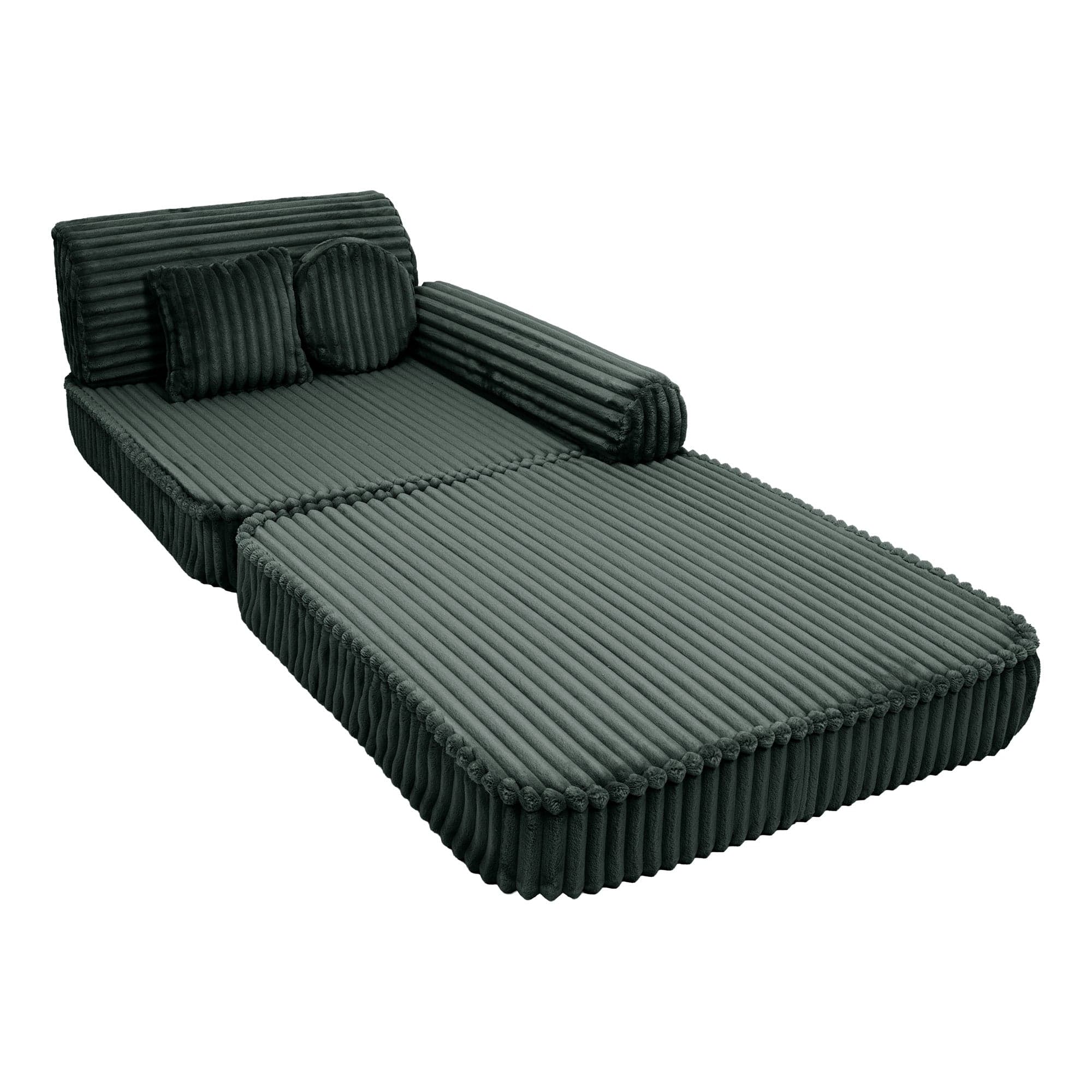 Meowbaby Kids Play Sofa - Modular Play Couch | 10 Pieces | Churros