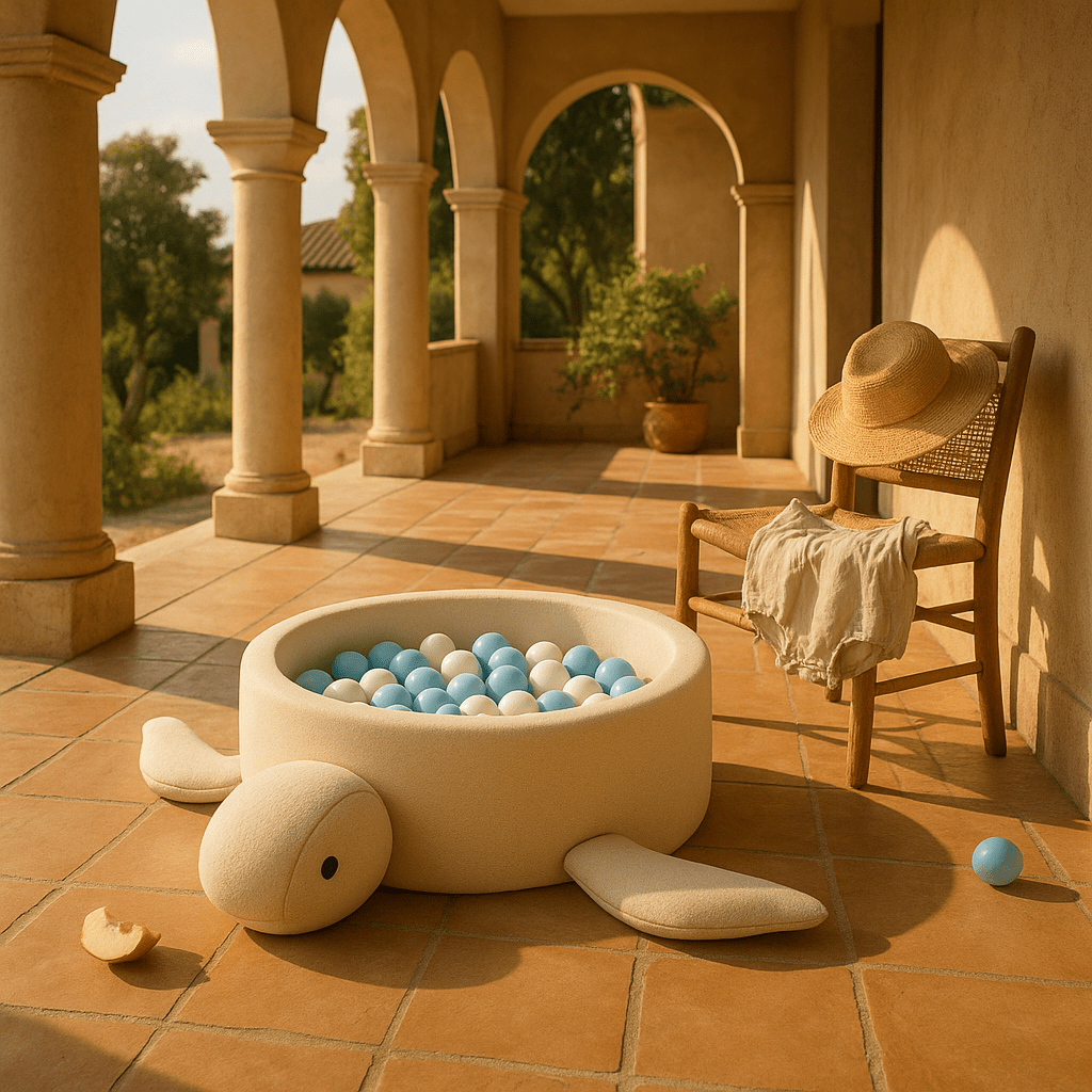 Meowbaby Turtle Ball Pit for Children – Balls to Choose | Boucle