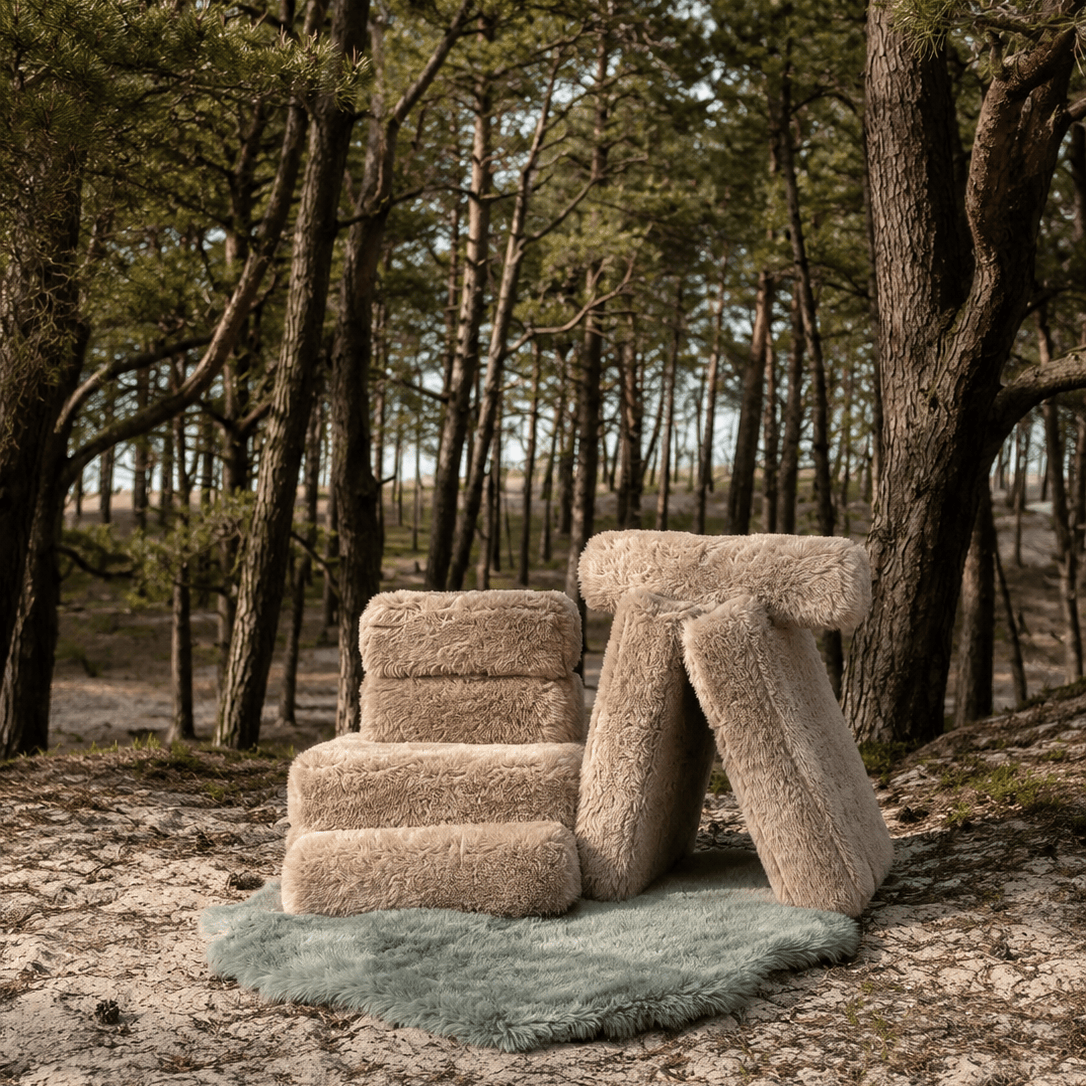Meowbaby Modular Armchair for Children – 3 Pieces | Mammoth | 60 cm