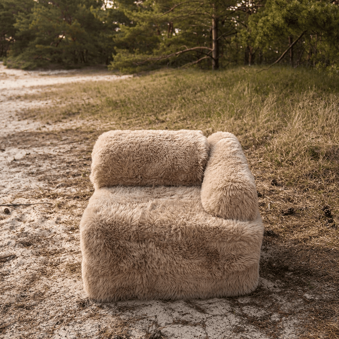 Meowbaby Modular Armchair for Children – 3 Pieces | Mammoth | 60 cm