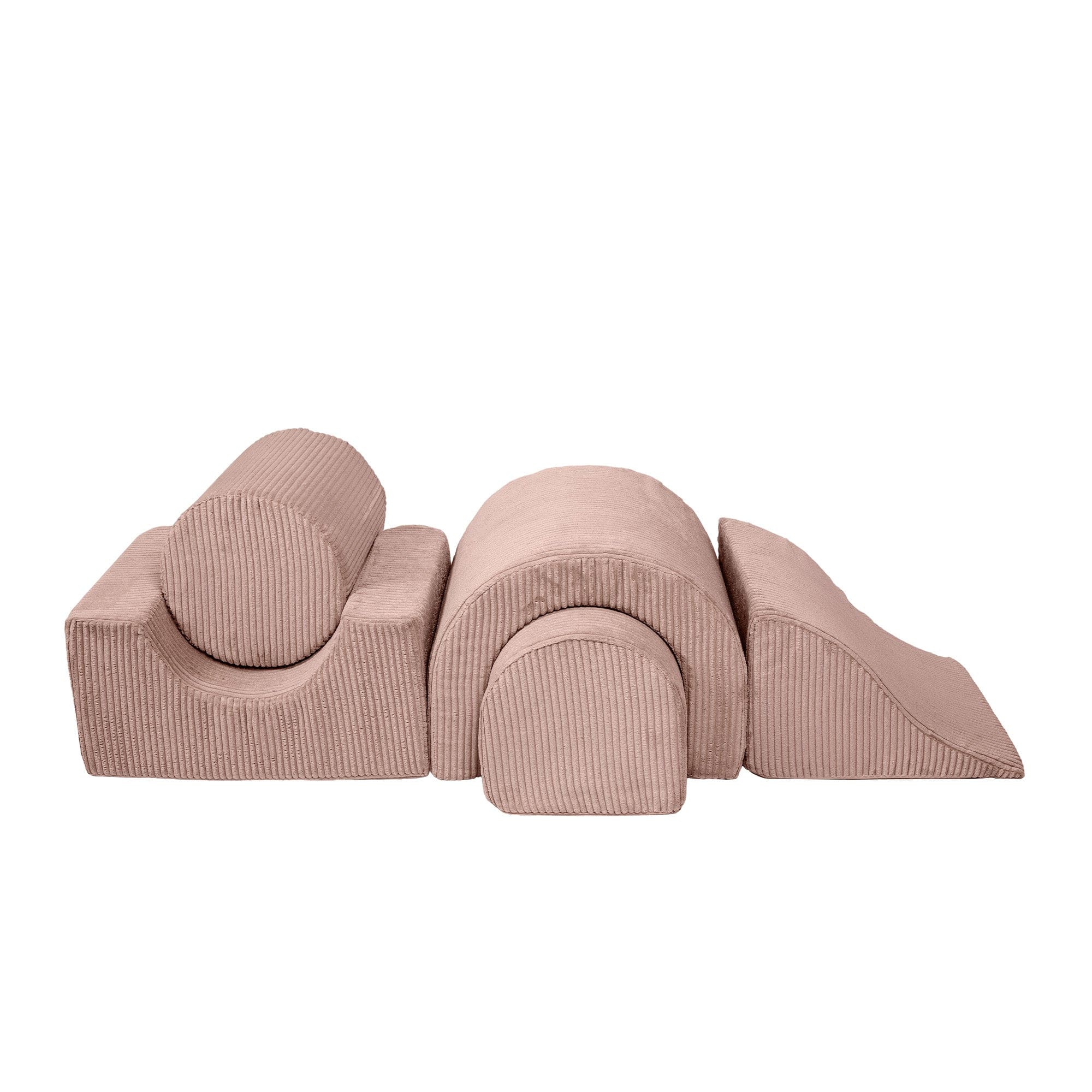 MeowBaby Aesthetic Kids Foam Climbing Blocks - Baby Soft Play Set | 5 Elements