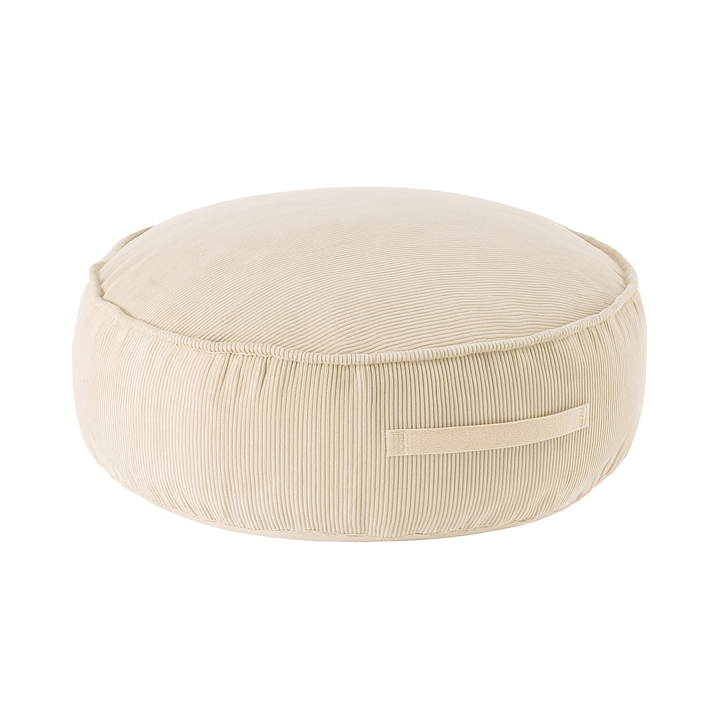 Puf rotund subțire cu cord subțire