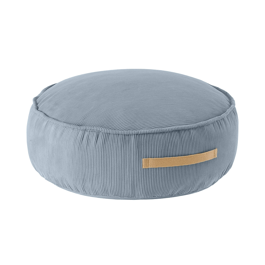 Puf rotund subțire cu cord subțire