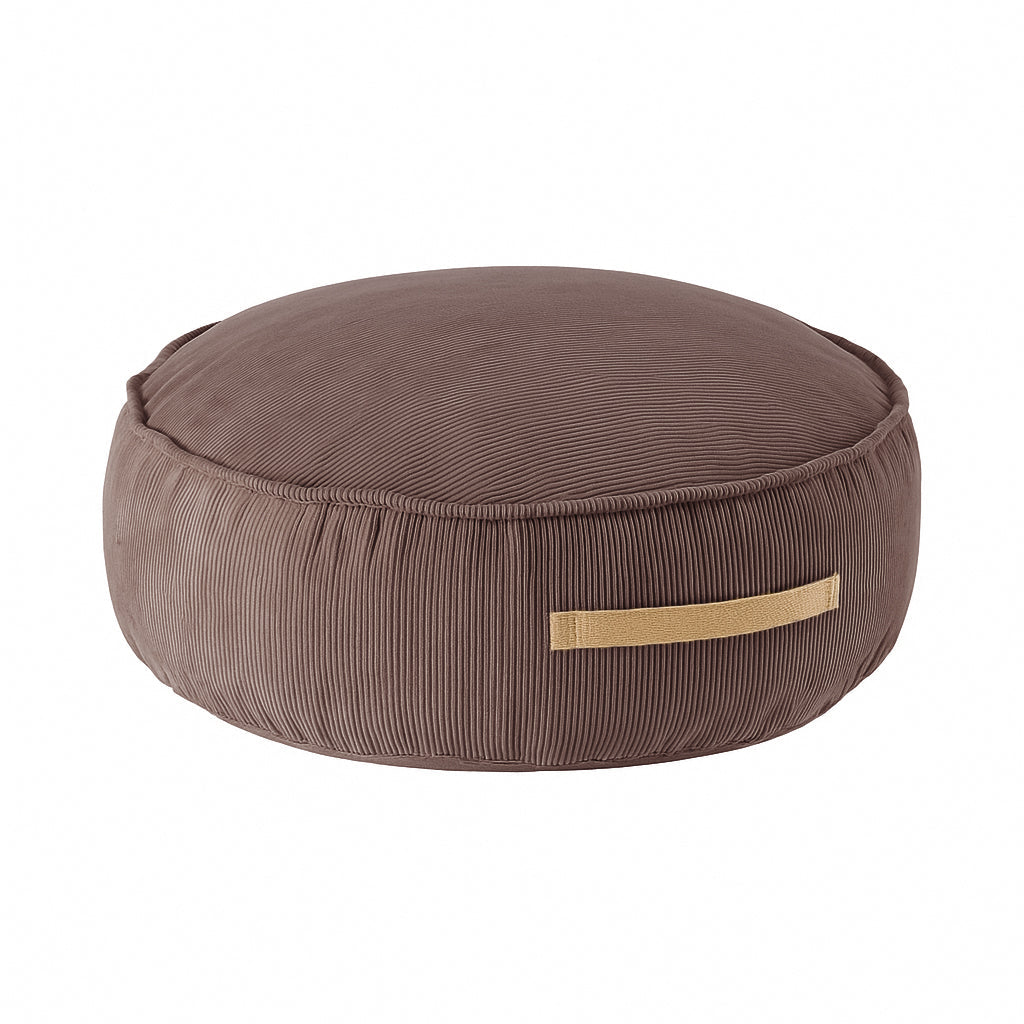 Puf rotund subțire cu cord subțire