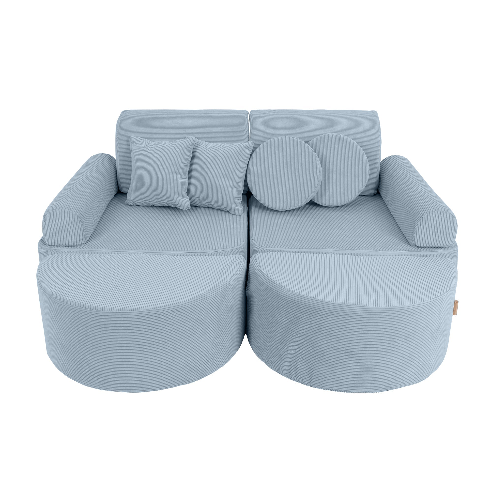 MeowBaby Slimcord Play Sofa Max – Canapea extensibilă modulară pentru copii | 12 piese
