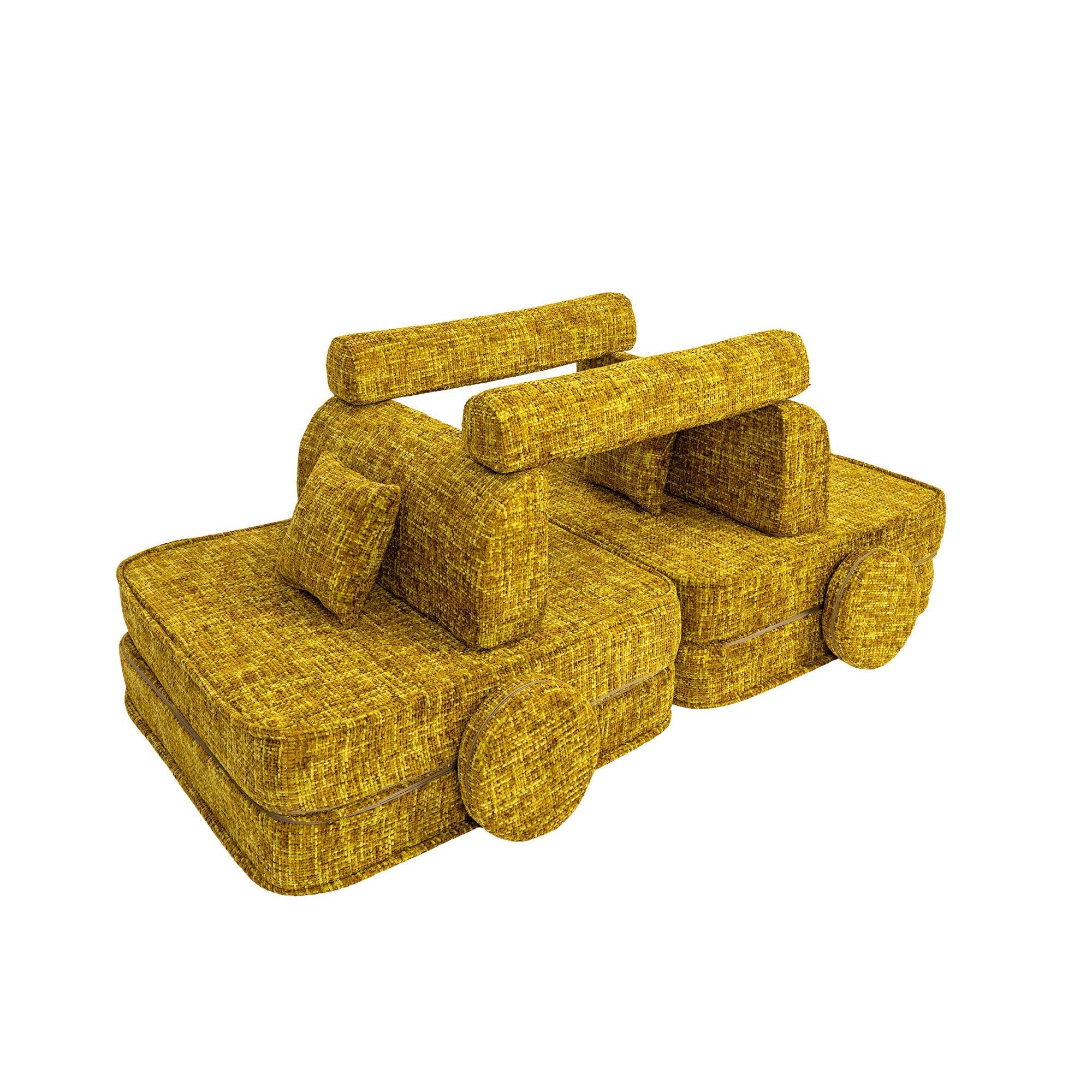 Meowbaby Tangle Kids Play Sofa - Modular Play Couch | 8 Pieces