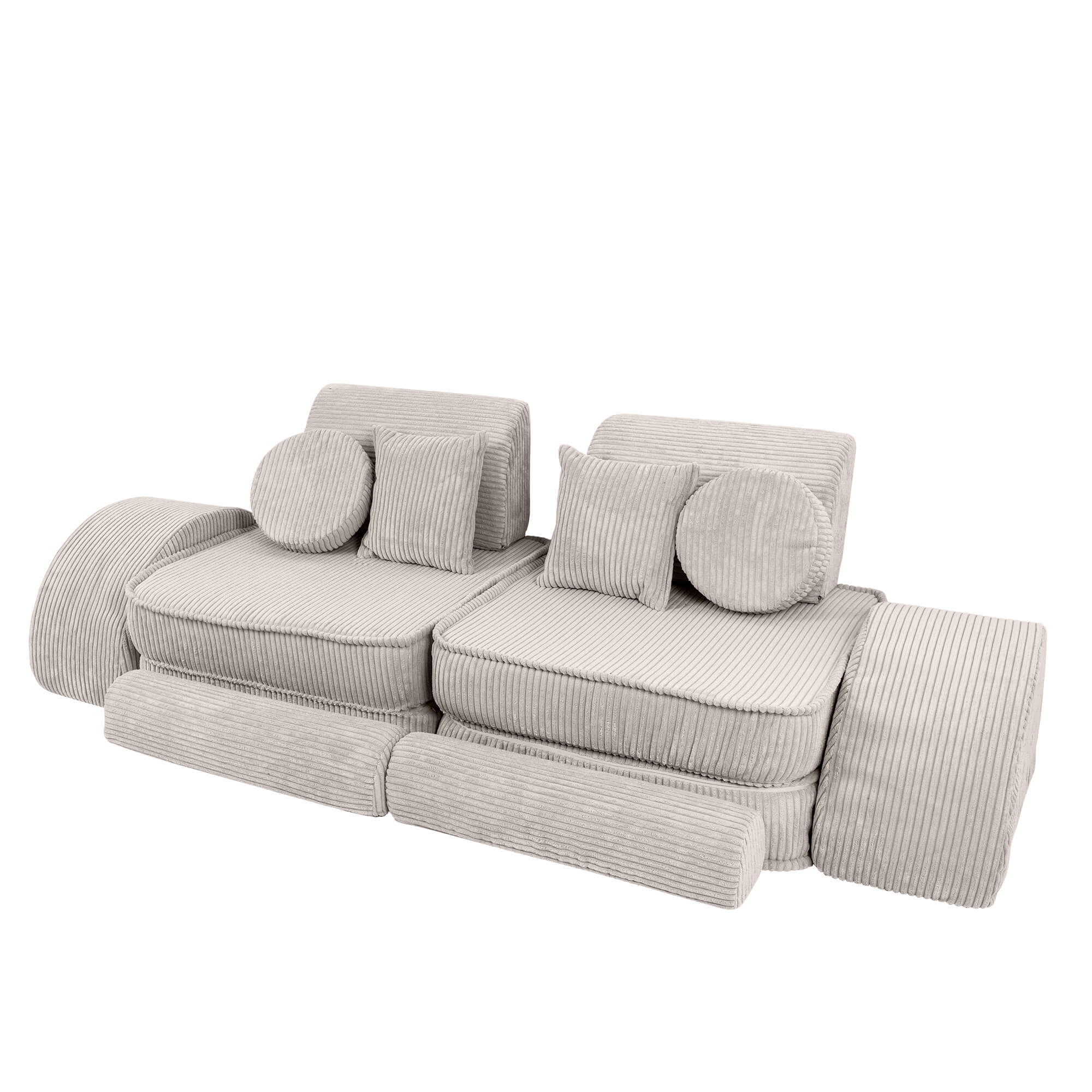 Sofa Aesthetic Max – Canapea extensibilă modulară pentru copii | 12 piese