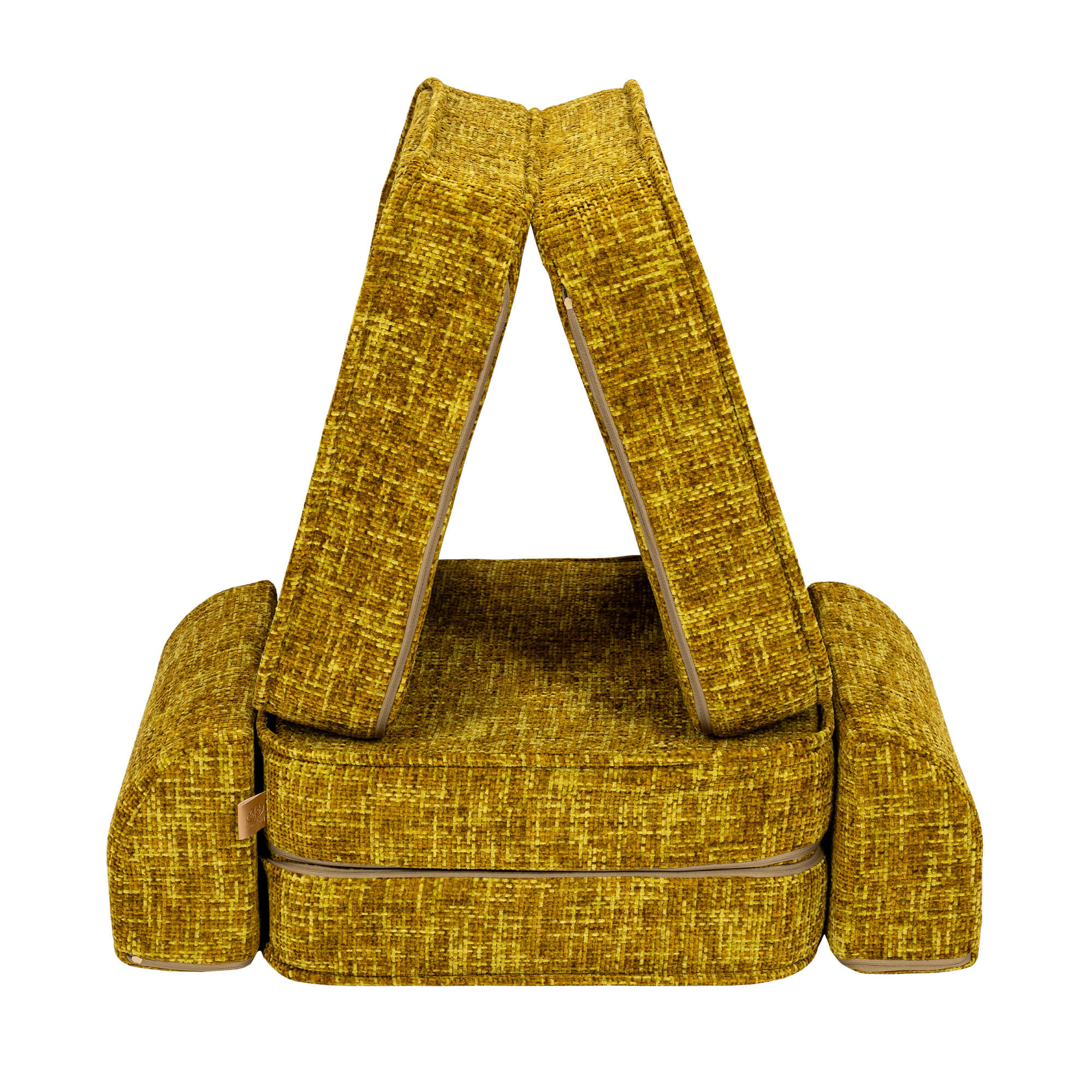 Meowbaby Tangle Pocket Sofa Basic Honey Mustard