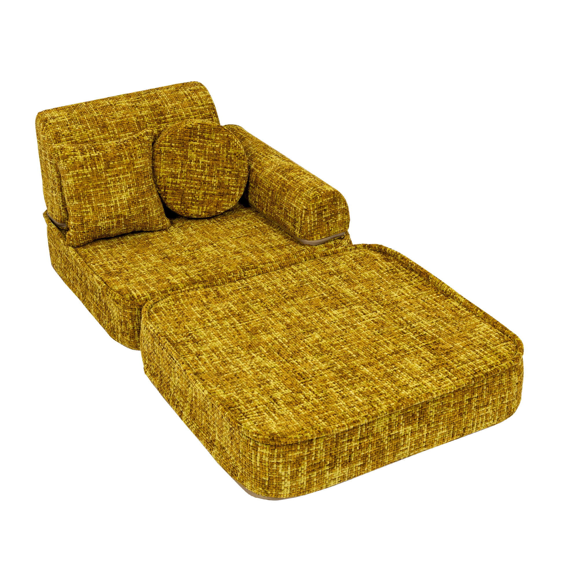 Meowbaby Tangle Pocket Sofa Plus Honey Mustard