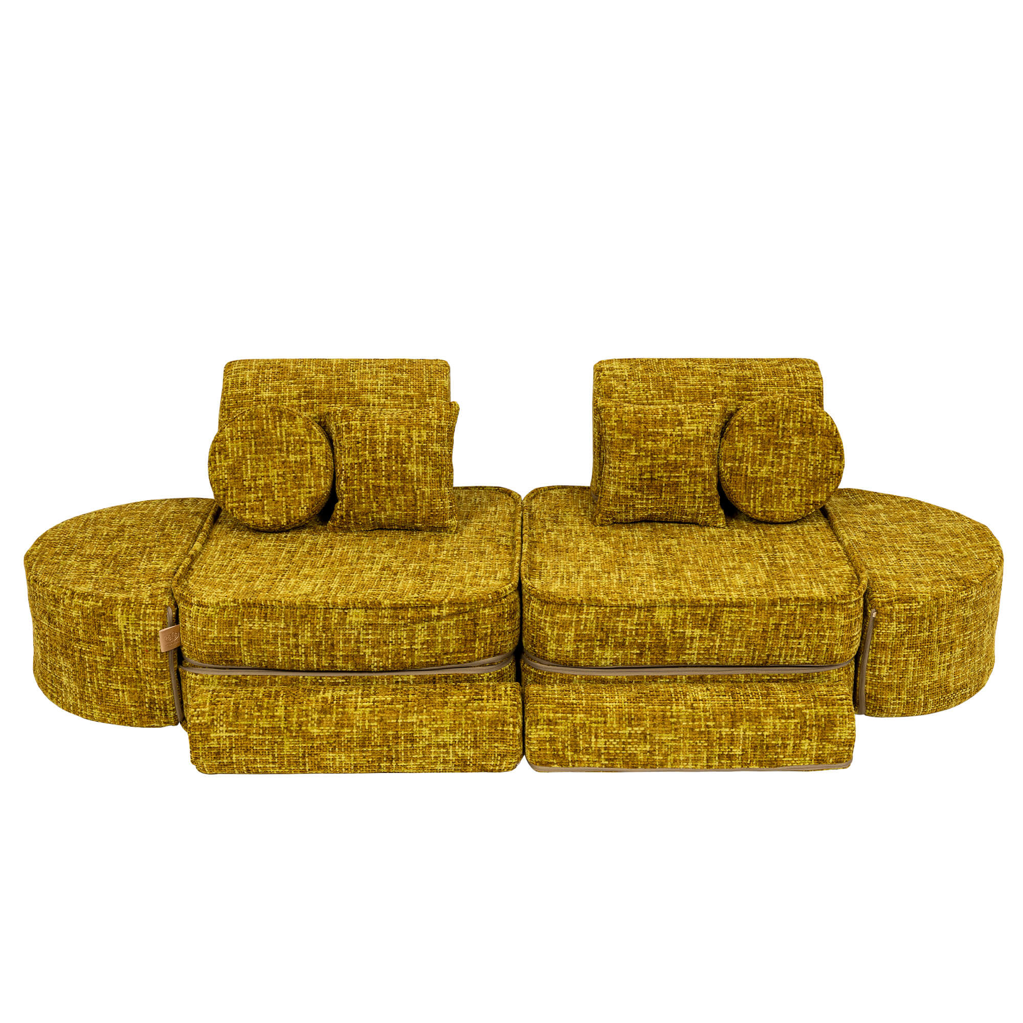 Meowbaby Tangle Pocket Sofa Max Honey Mustard