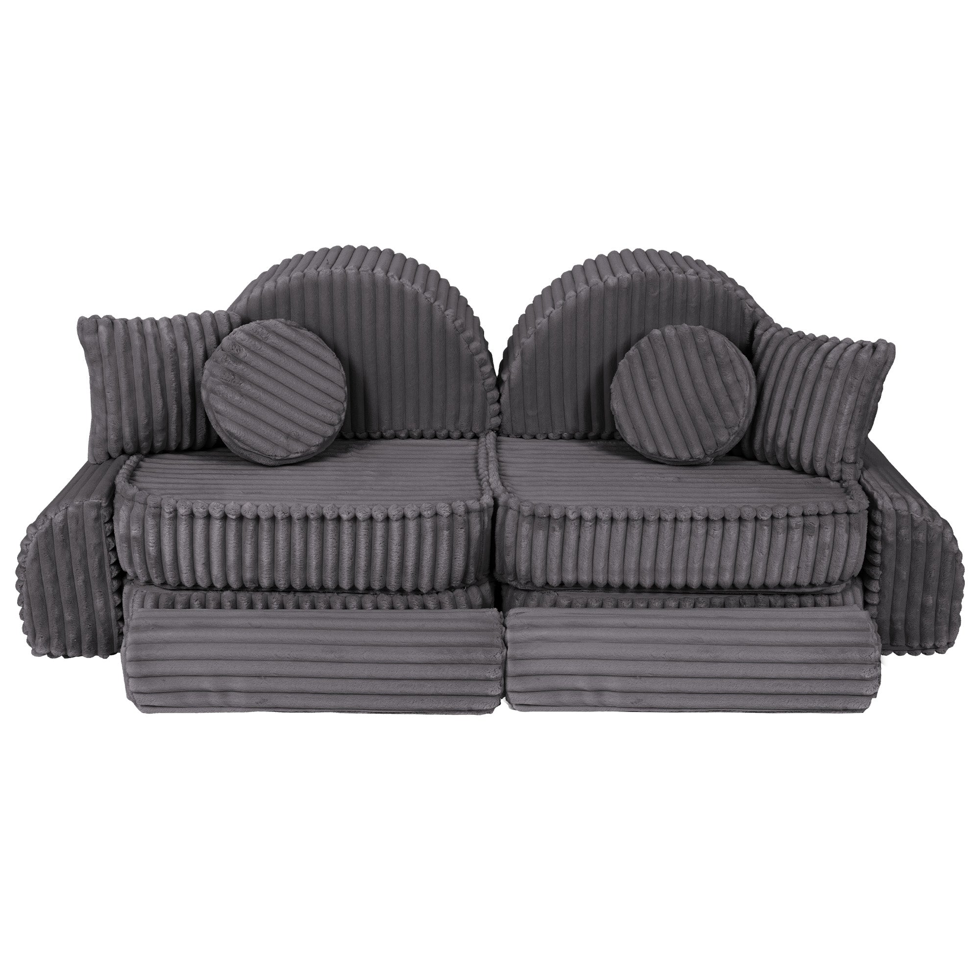 Meowbaby Churros Pocket Sofa Max Jurassic Grey