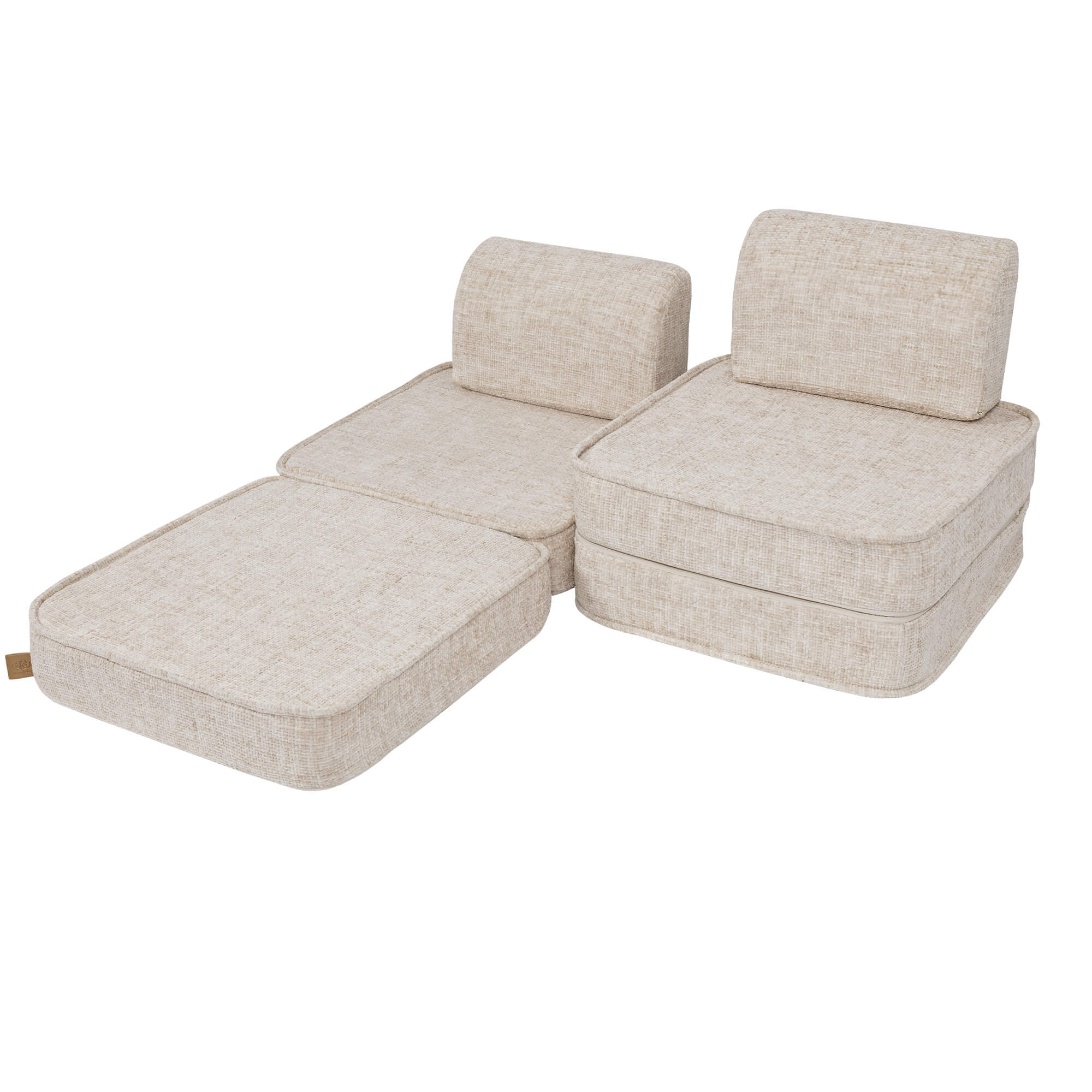Meowbaby Tangle Pocket Sofa Basic Marshmallow Beige