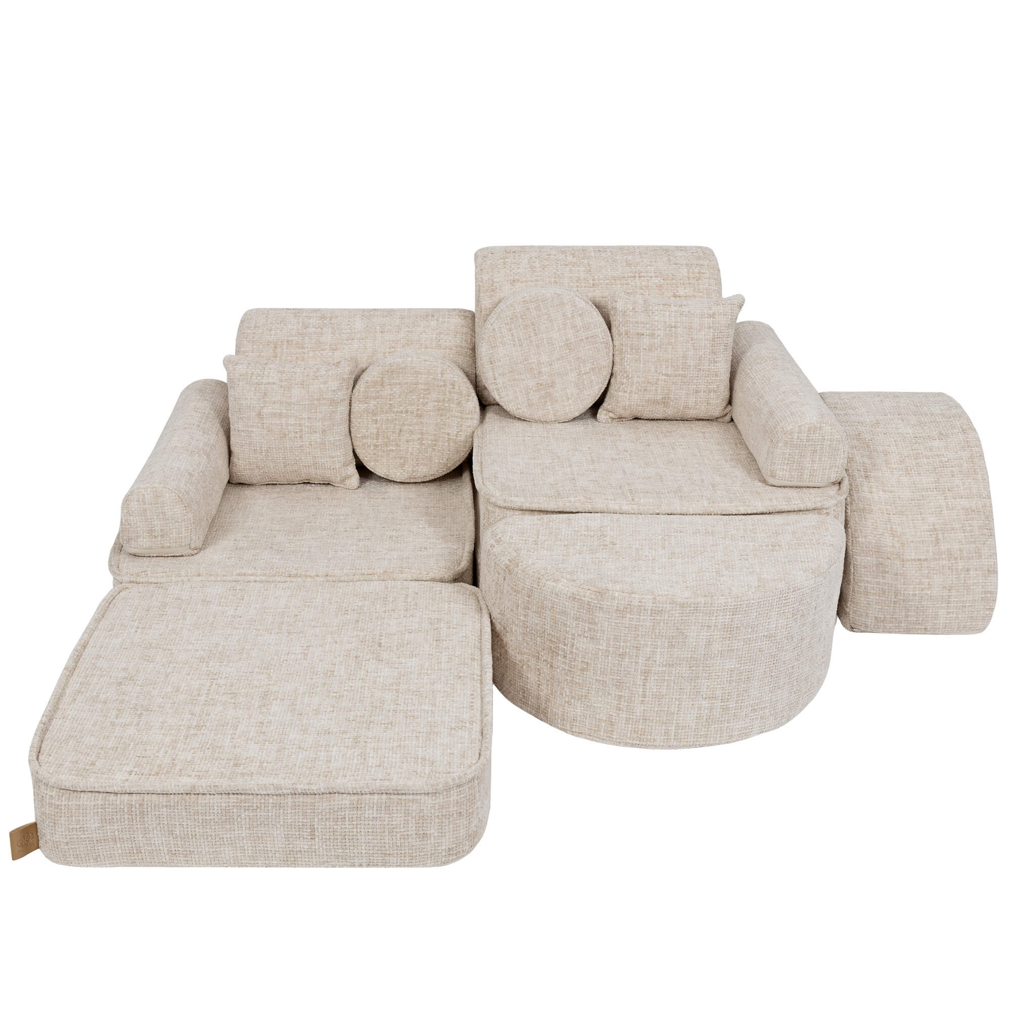 Meowbaby Tangle Pocket Sofa Max Marshmallow Beige