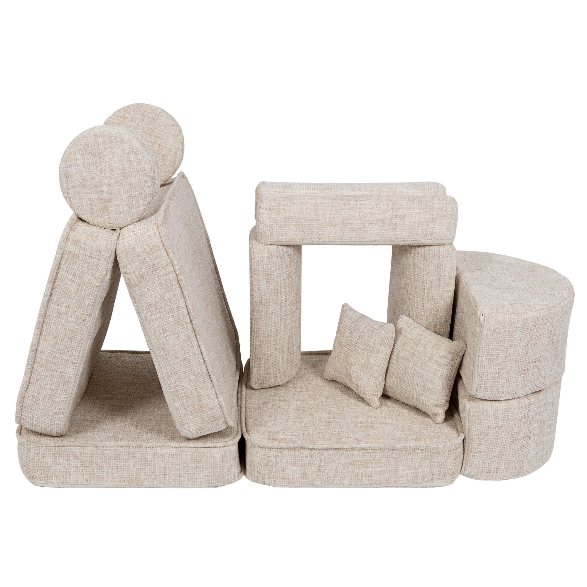 Meowbaby Tangle Pocket Sofa Max Marshmallow Beige