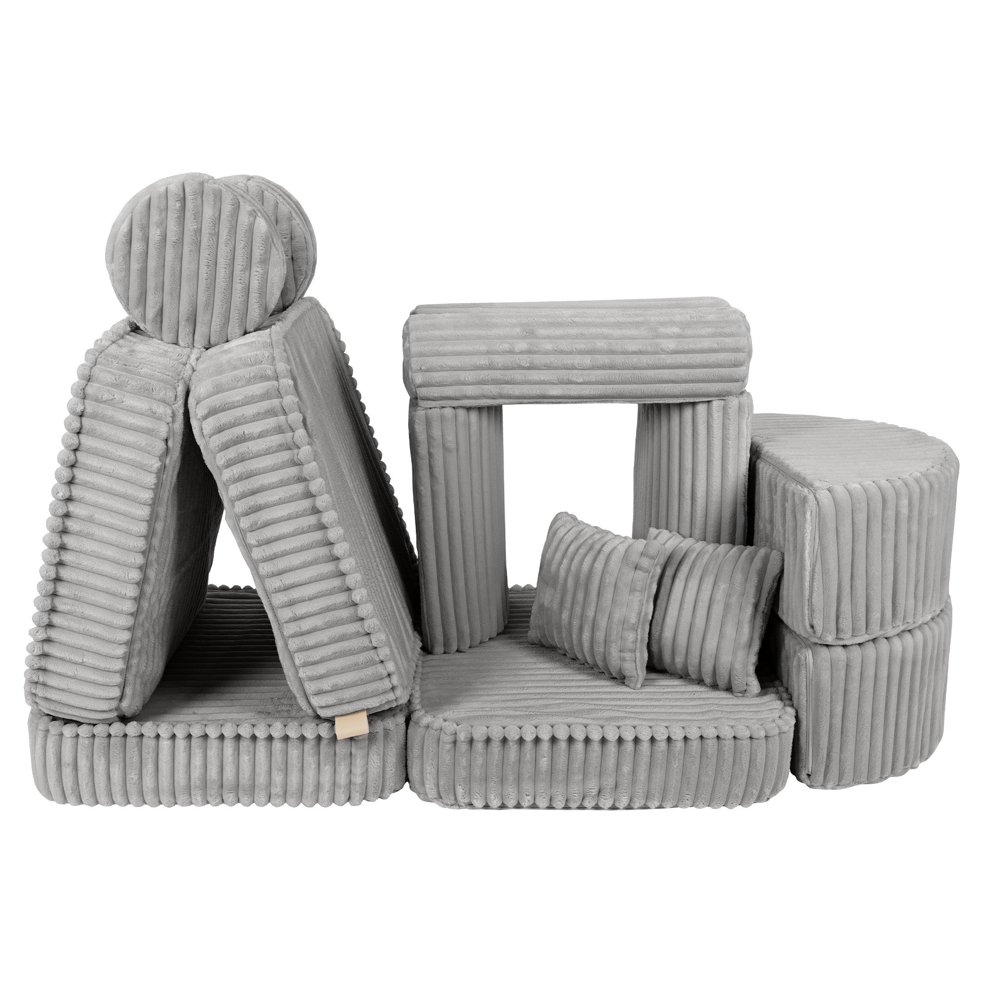 Meowbaby Churros Pocket Sofa Max Moon Dust Grey