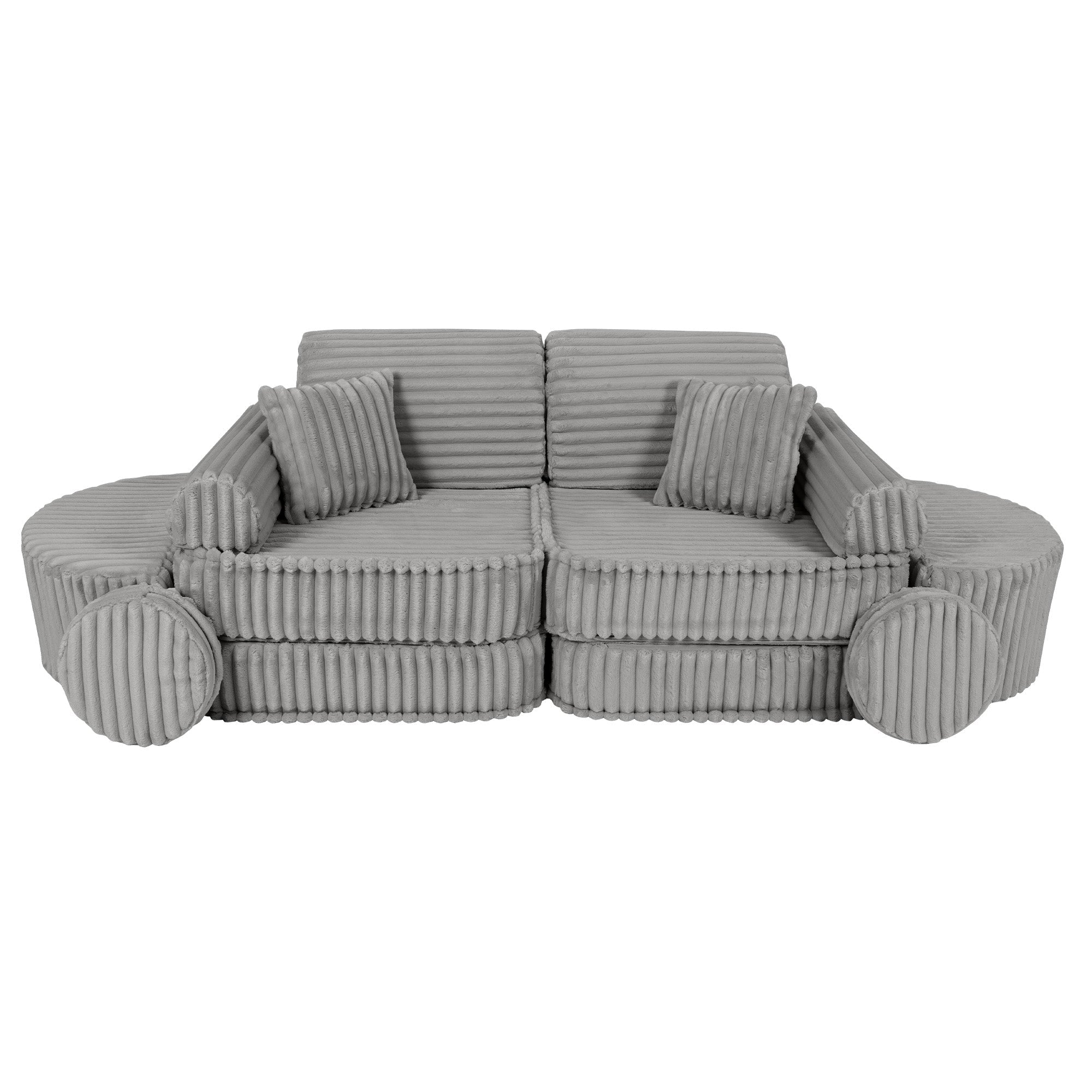 Meowbaby Churros Pocket Sofa Max Moon Dust Grey