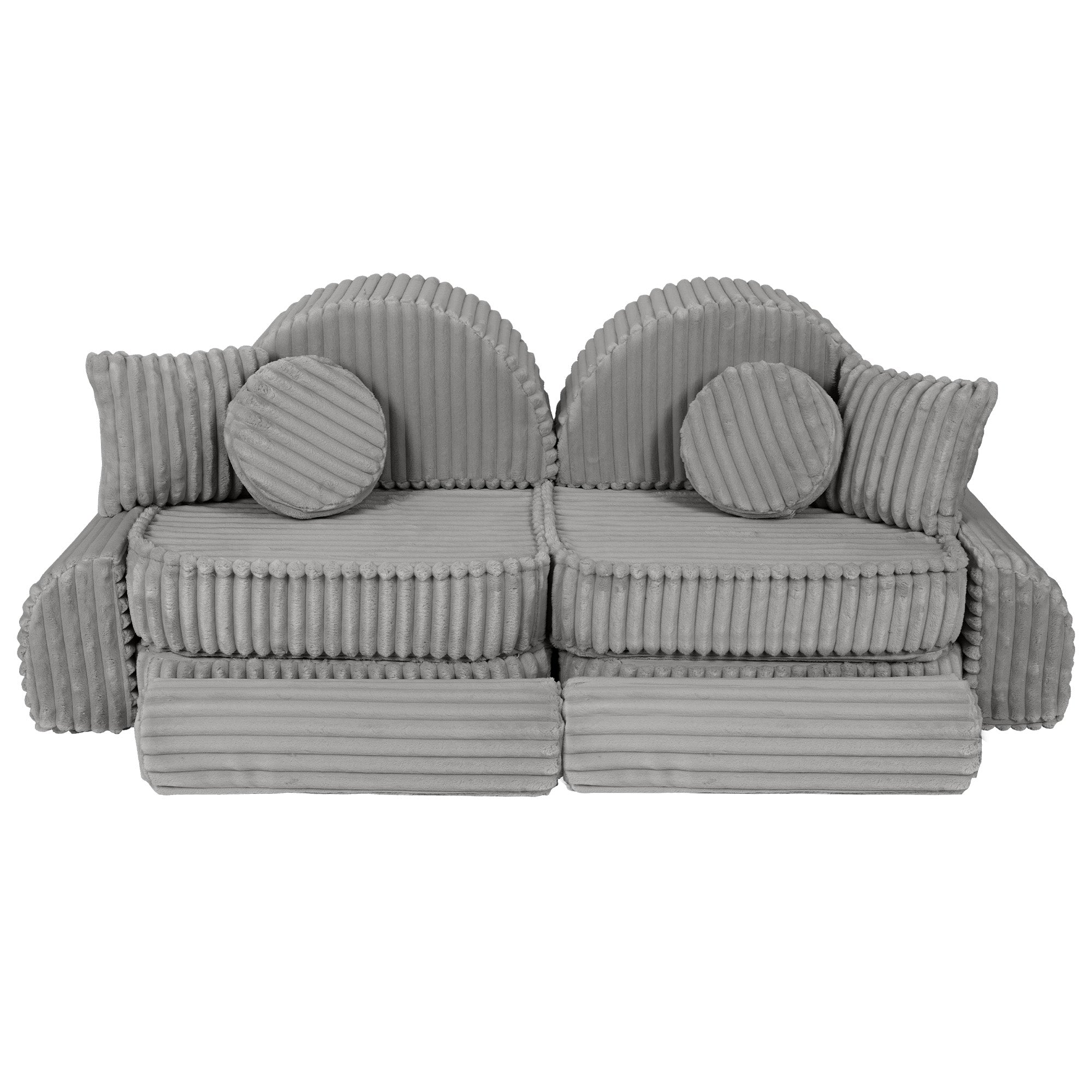 Meowbaby Churros Pocket Sofa Max Moon Dust Grey