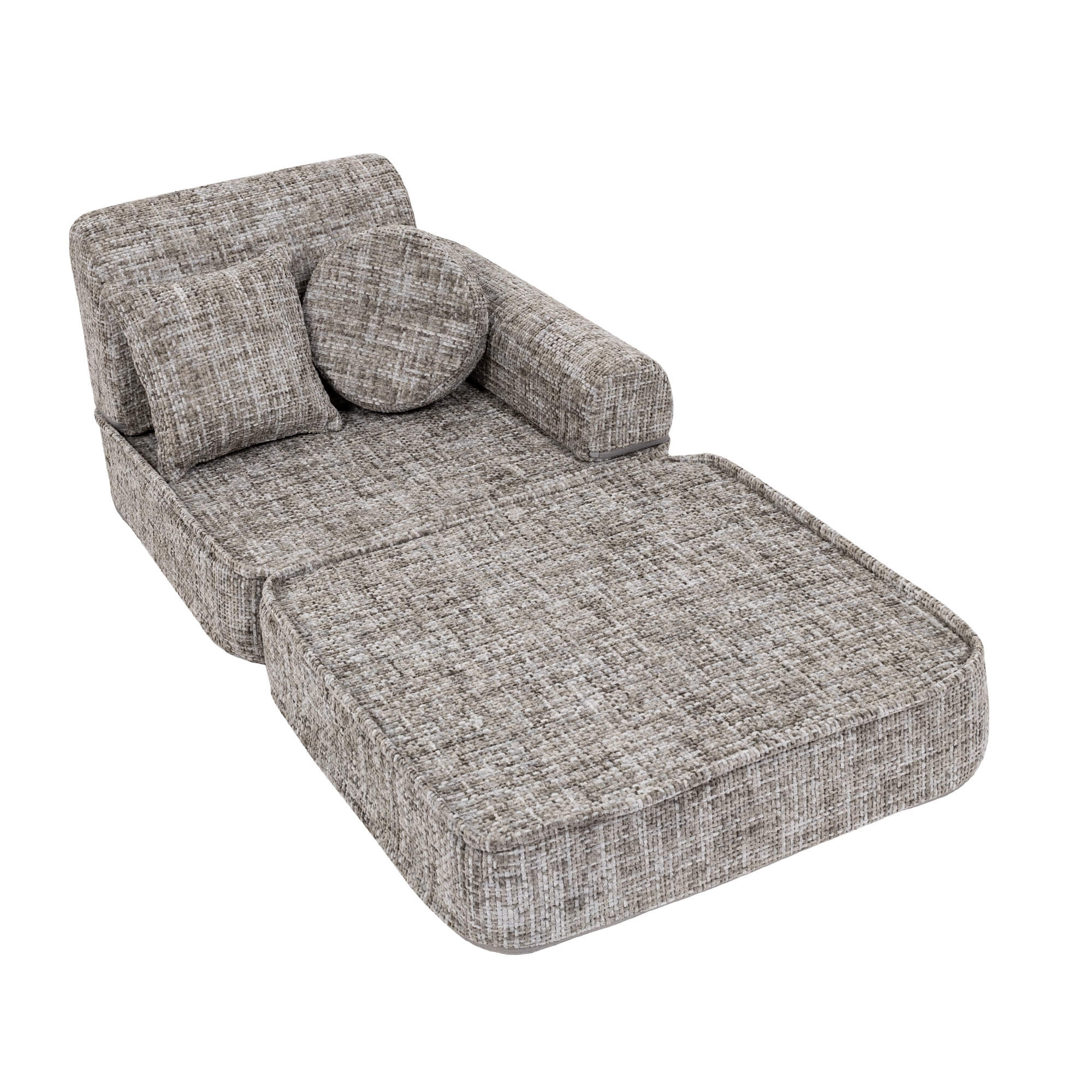 Meowbaby Tangle Pocket Sofa Plus Moon Grey