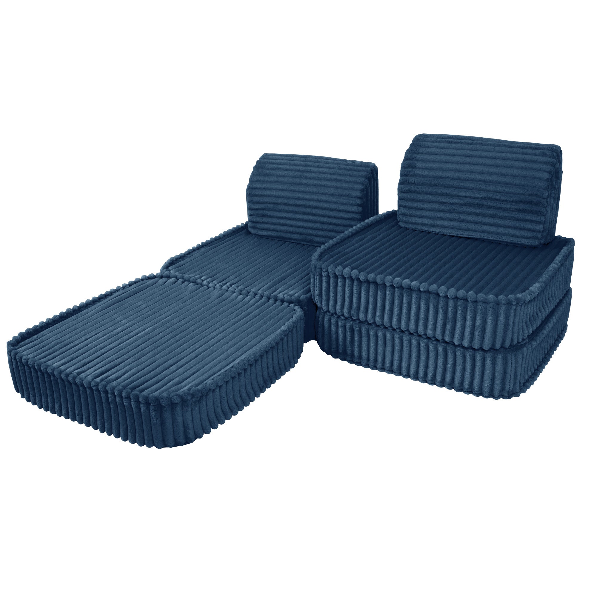 Meowbaby Churros Pocket Sofa Basic Midnight Blue