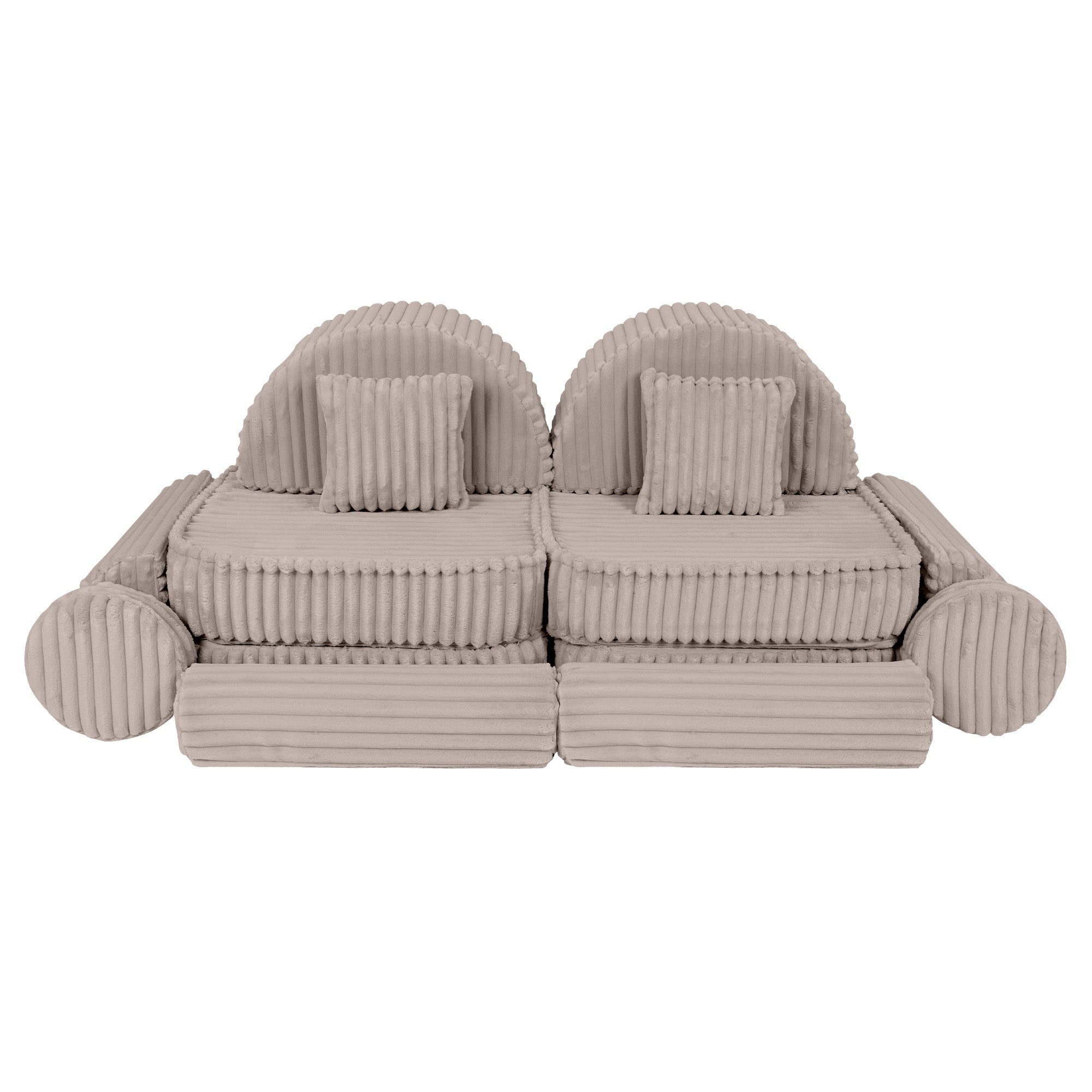 Meowbaby Churros Pocket Sofa Max Pebble Beige