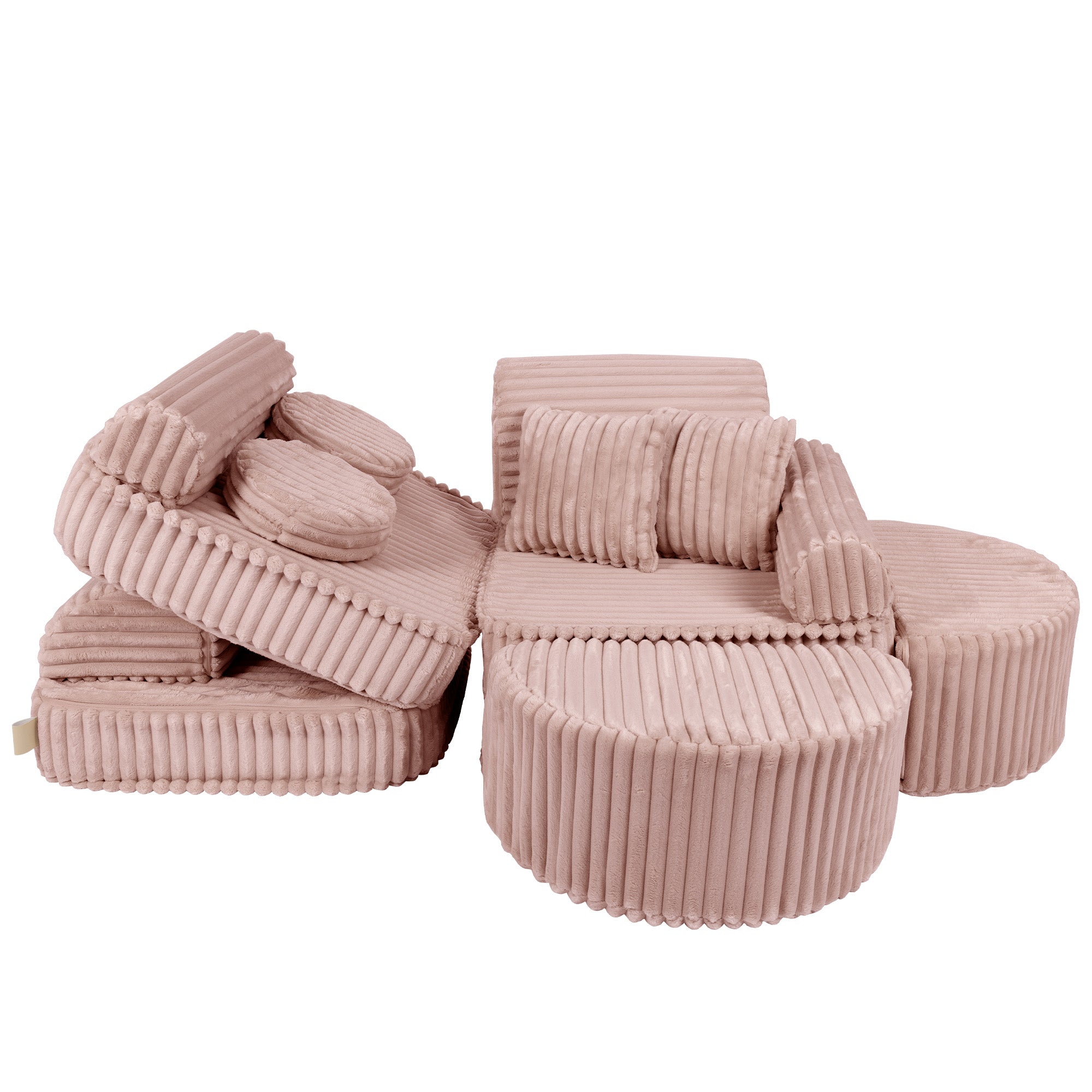 Meowbaby Churros Pocket Sofa Max Ruby Chocolate Pink