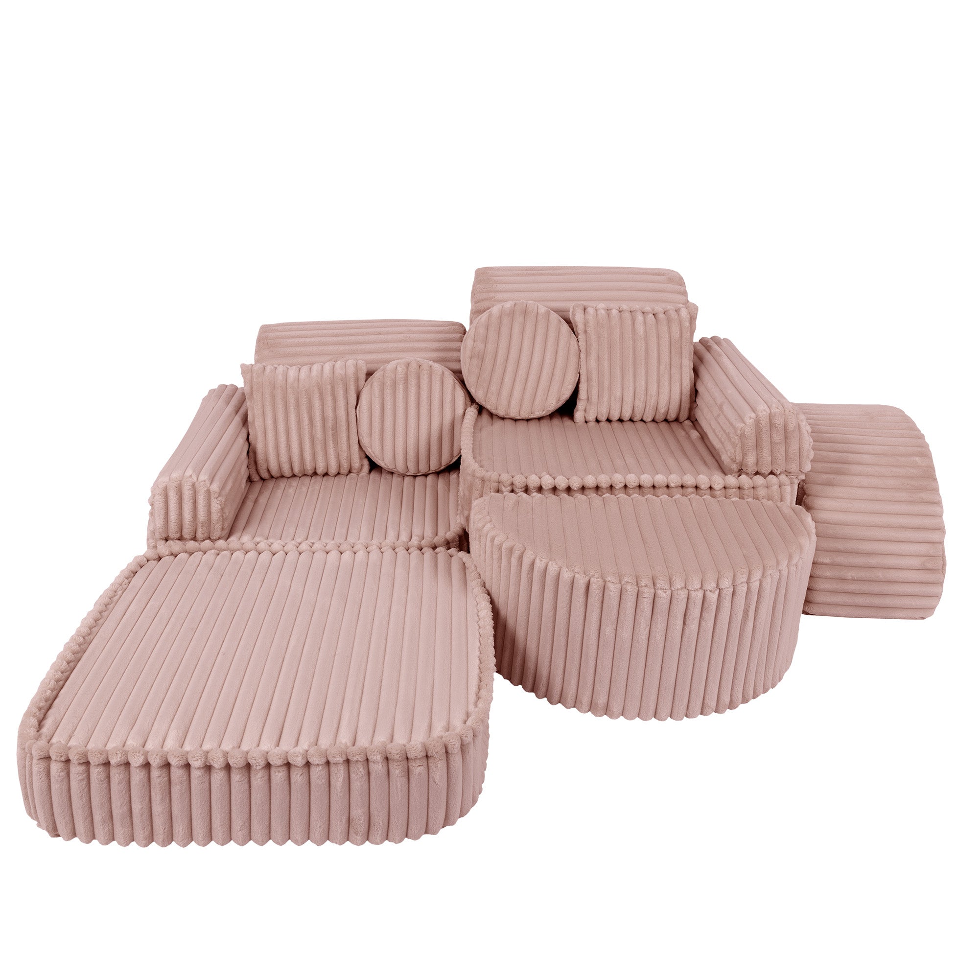 Meowbaby Churros Pocket Sofa Max Ruby Chocolate Pink