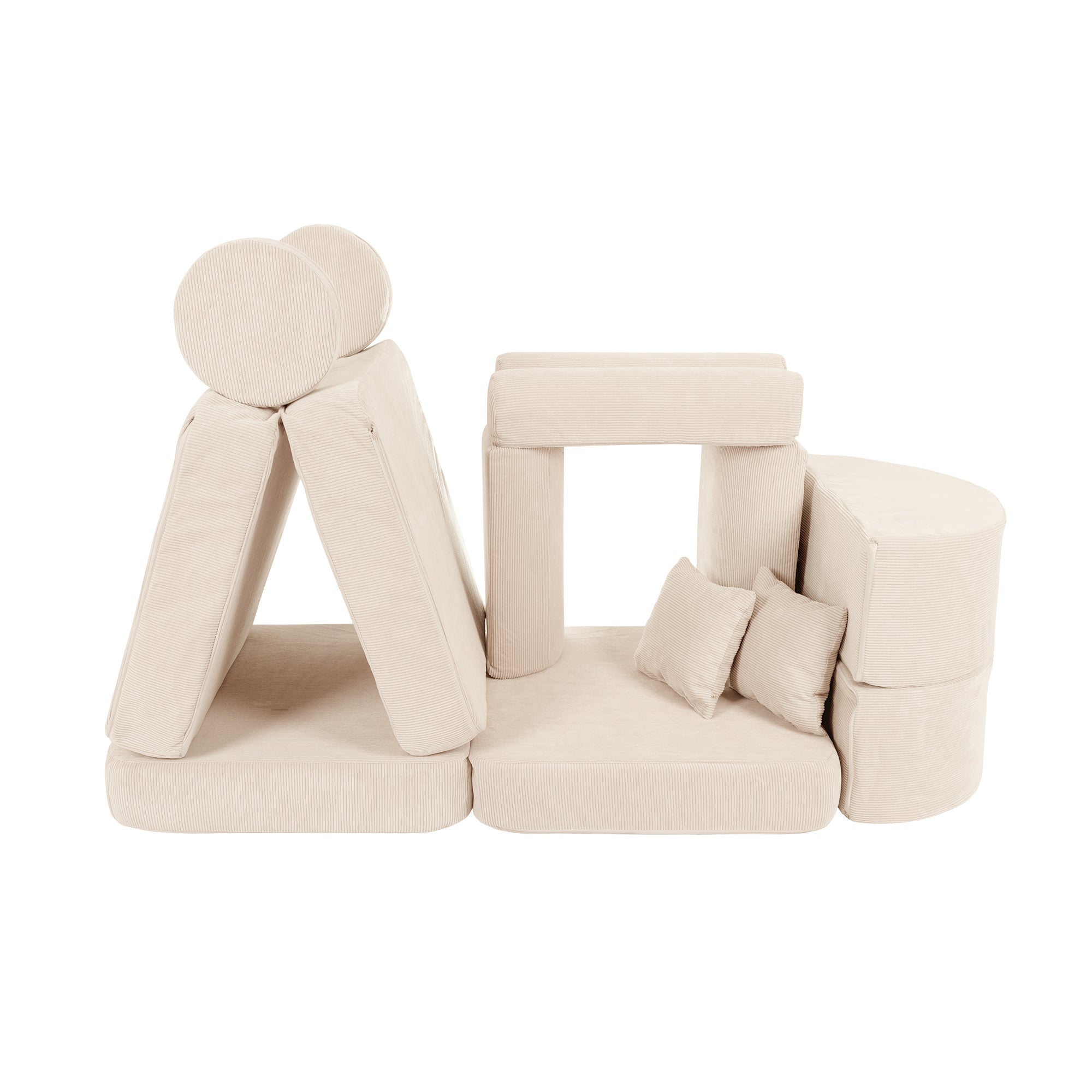 MeowBaby Slimcord Play Sofa Max – Canapea extensibilă modulară pentru copii | 12 piese